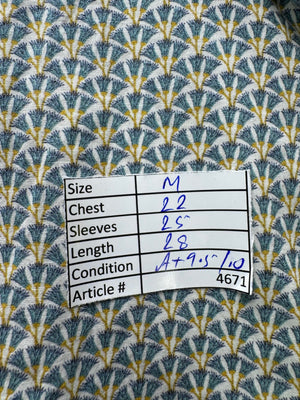 No Excess® Medium | Chest: 22" | Blue | Shirts | Cotton - Elastane | 4671 - Genuine Maal