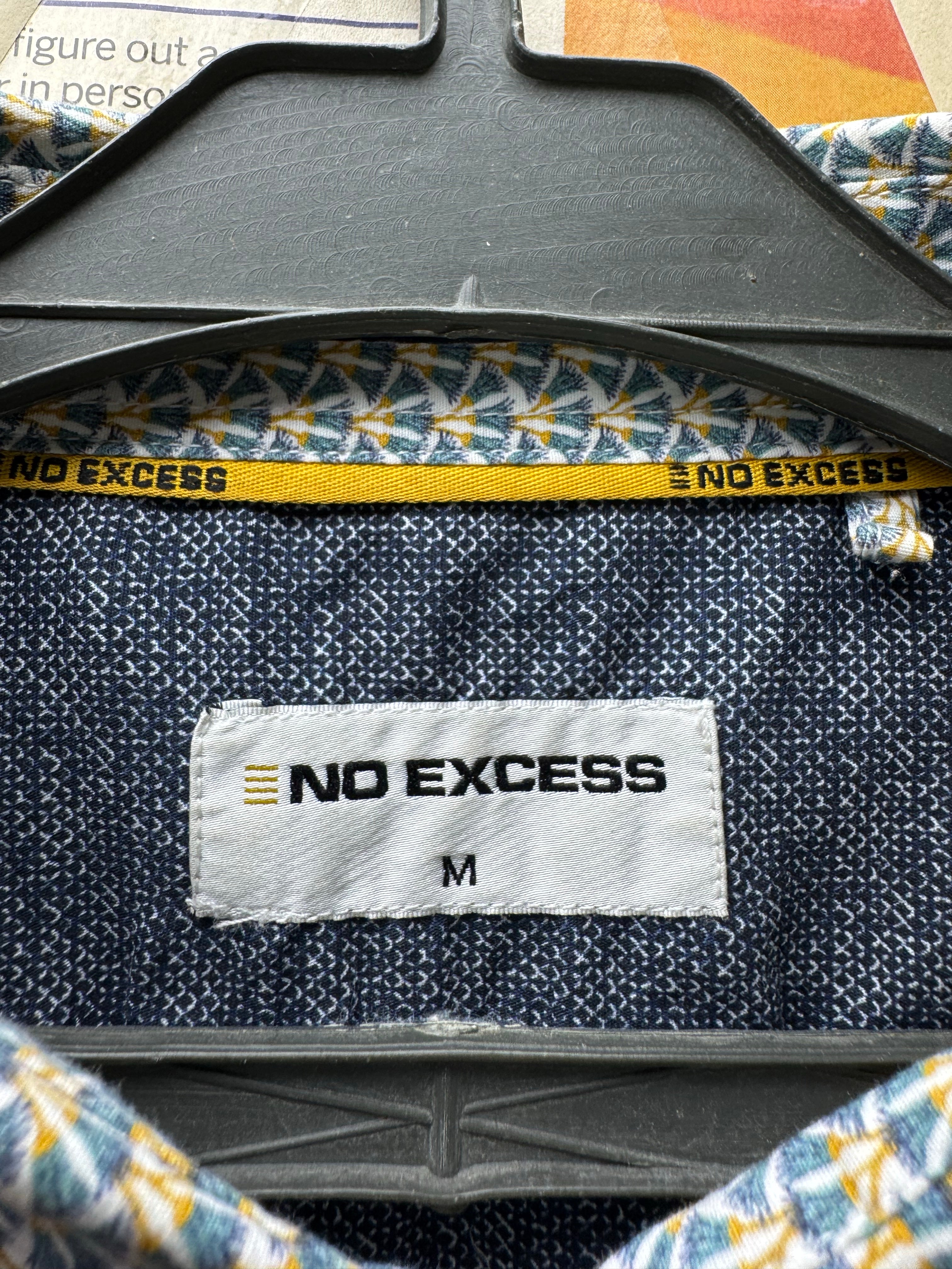 No Excess® Medium | Chest: 22" | Blue | Shirts | Cotton - Elastane | 4671 - Genuine Maal