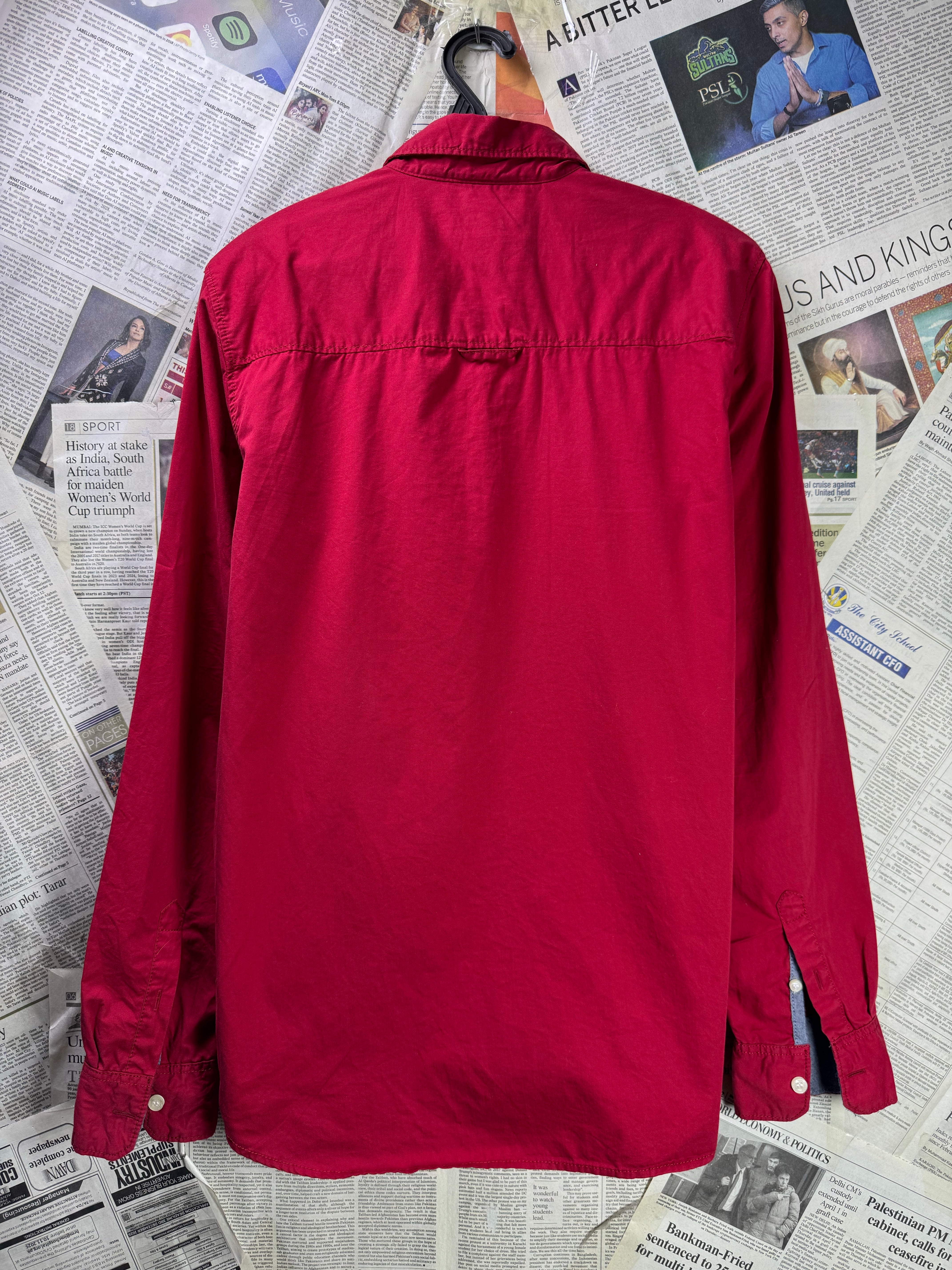 H&M® Small | Chest: 20" | Red | Shirt | Cotton | 3348 - Genuine Maal
