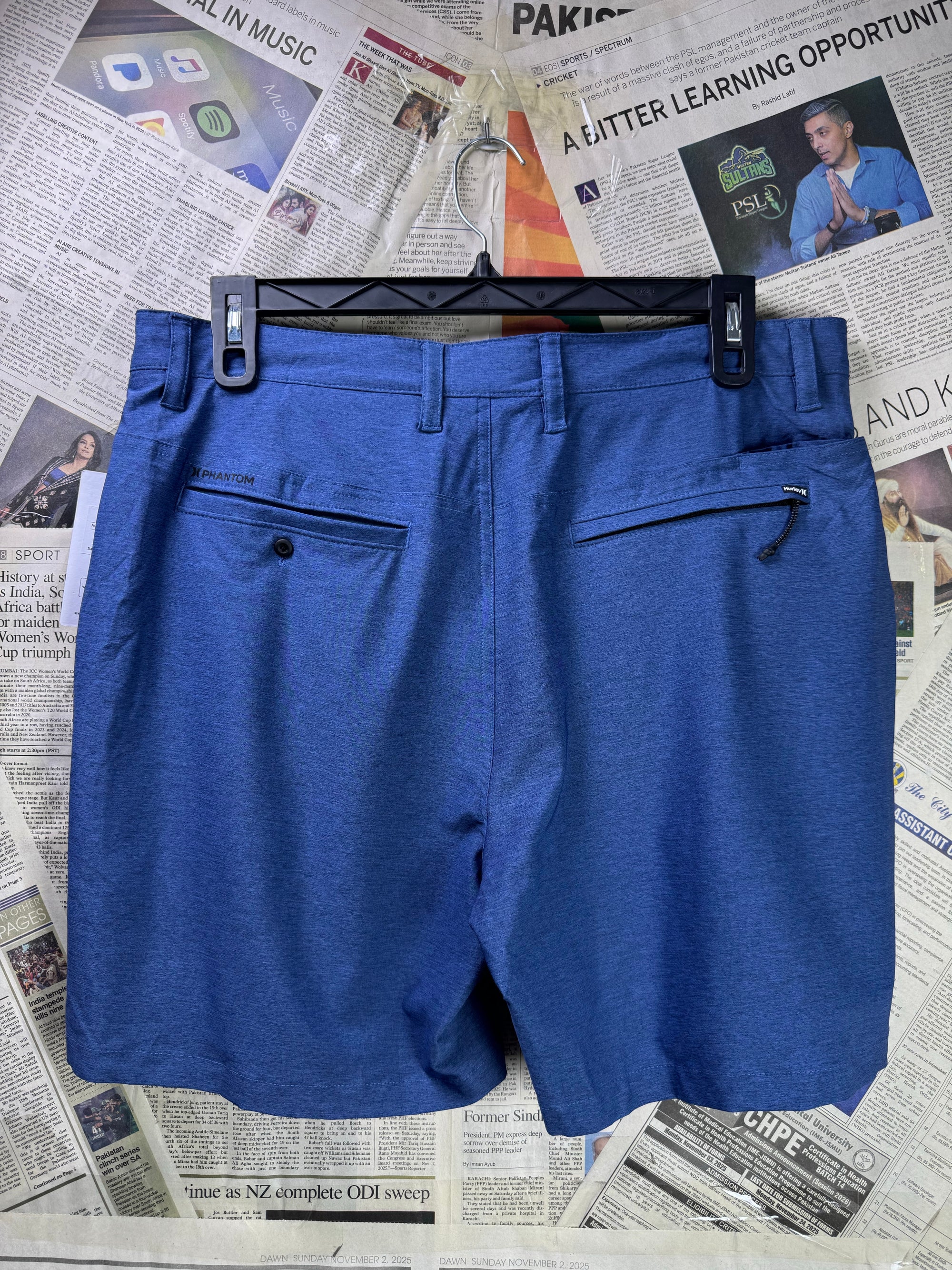 H*rley® Waist: 36" | Blue | Golf Shorts | Poly | 1324 - Genuine Maal