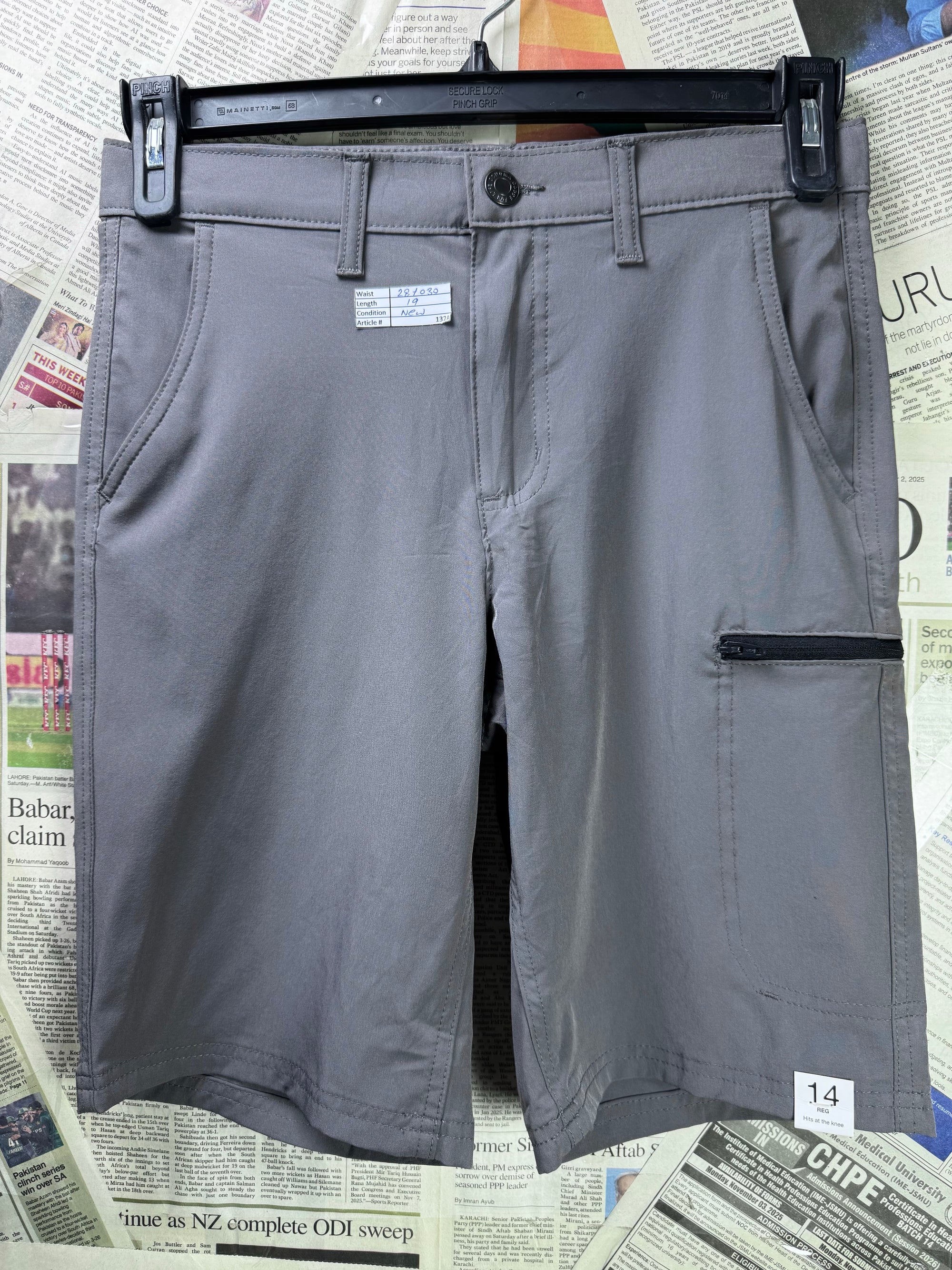 Sonoma® Waist: 28" to 30" | Grey | Golf Shorts | Poly - Spandex | 1321 - Genuine Maal