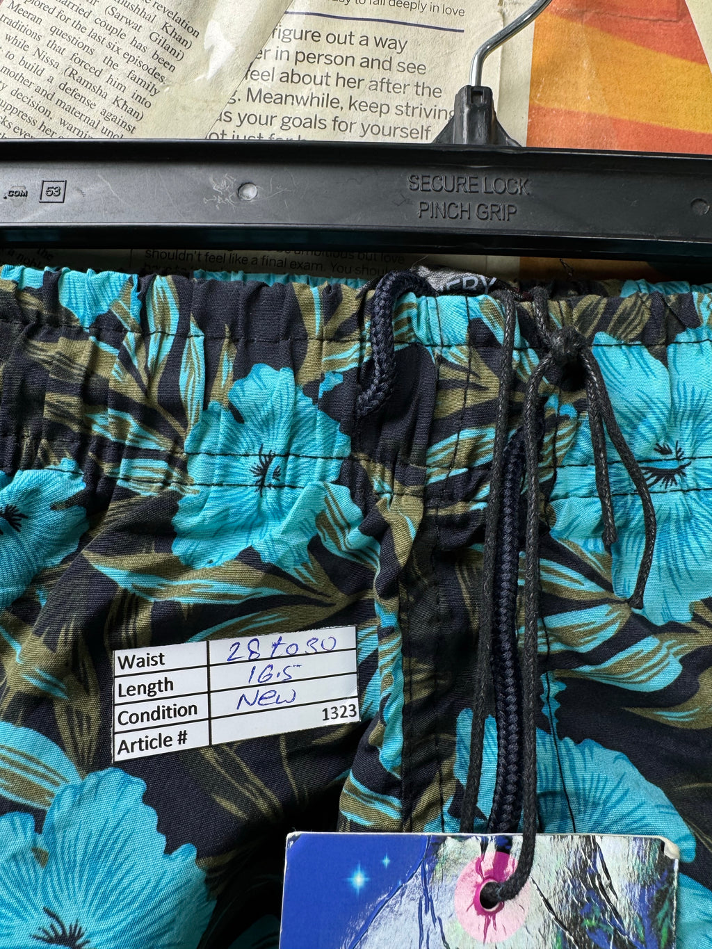 Refinery Republic® Waist: 28" to 30" | Floral | Swim Shorts | Poly | 1323 - Genuine Maal