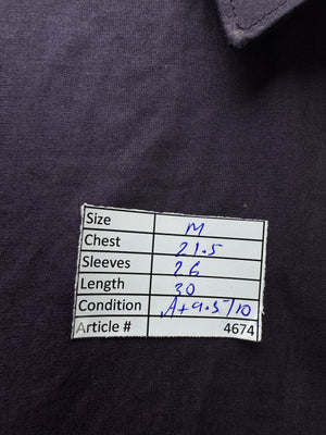 Next® Medium | Chest: 21.5" | Purple | Collar: 15.5" Regular Fit Shirts | Cotton | 4674 - Genuine Maal