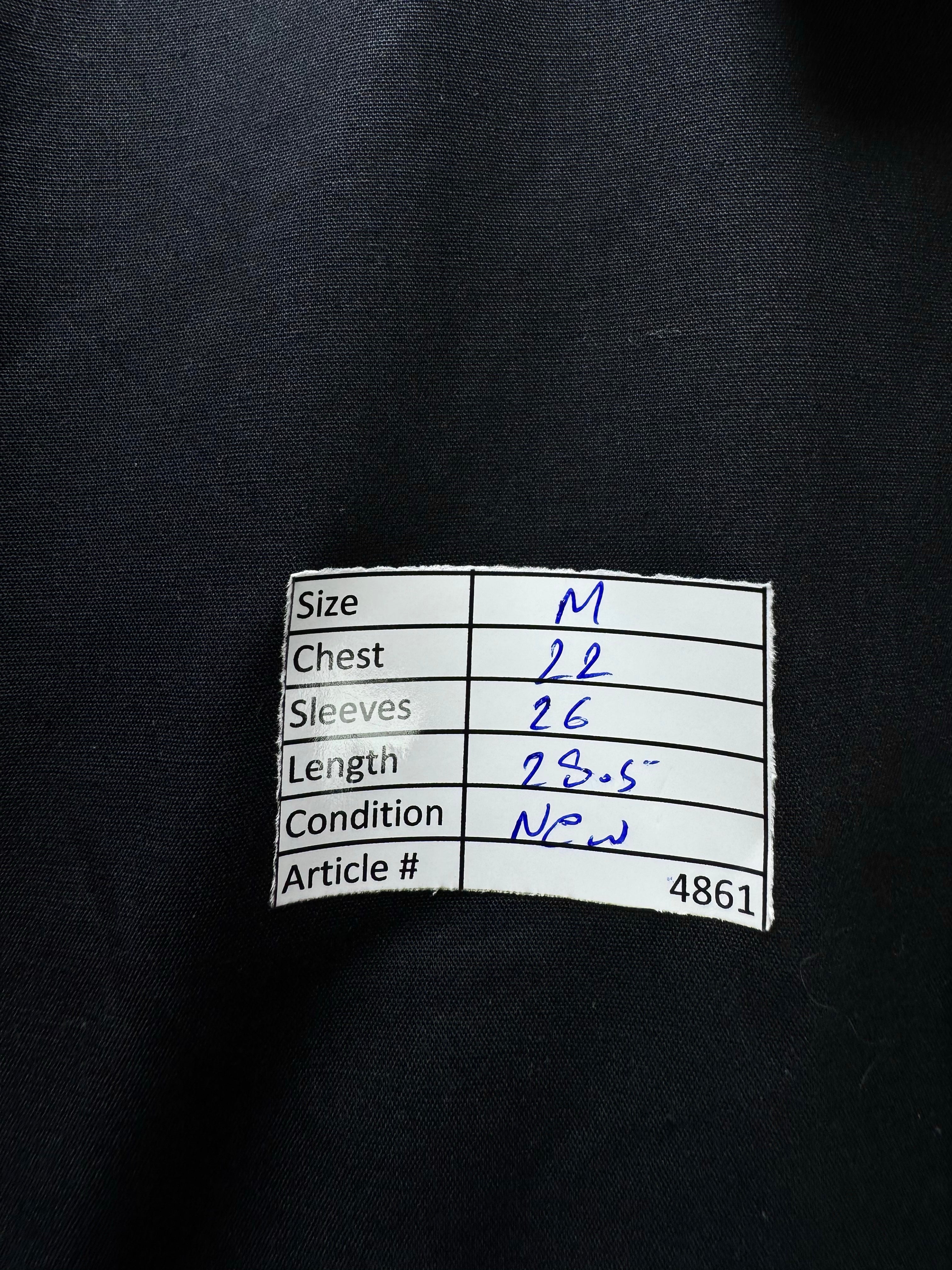 Primark® Medium | Chest: 22" | Black | Collar: 15.5" Regular Fit Shirts | Poly - Cotton | 4861 - Genuine Maal
