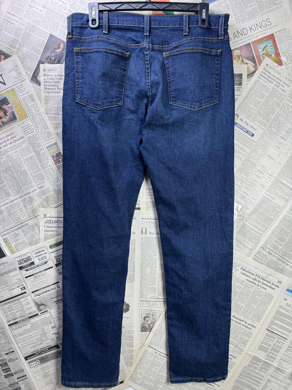 George® Waist: 38" | Blue | Slim Fit Denim Pants | Cotton - Poly - Elastane | 1328 - Genuine Maal