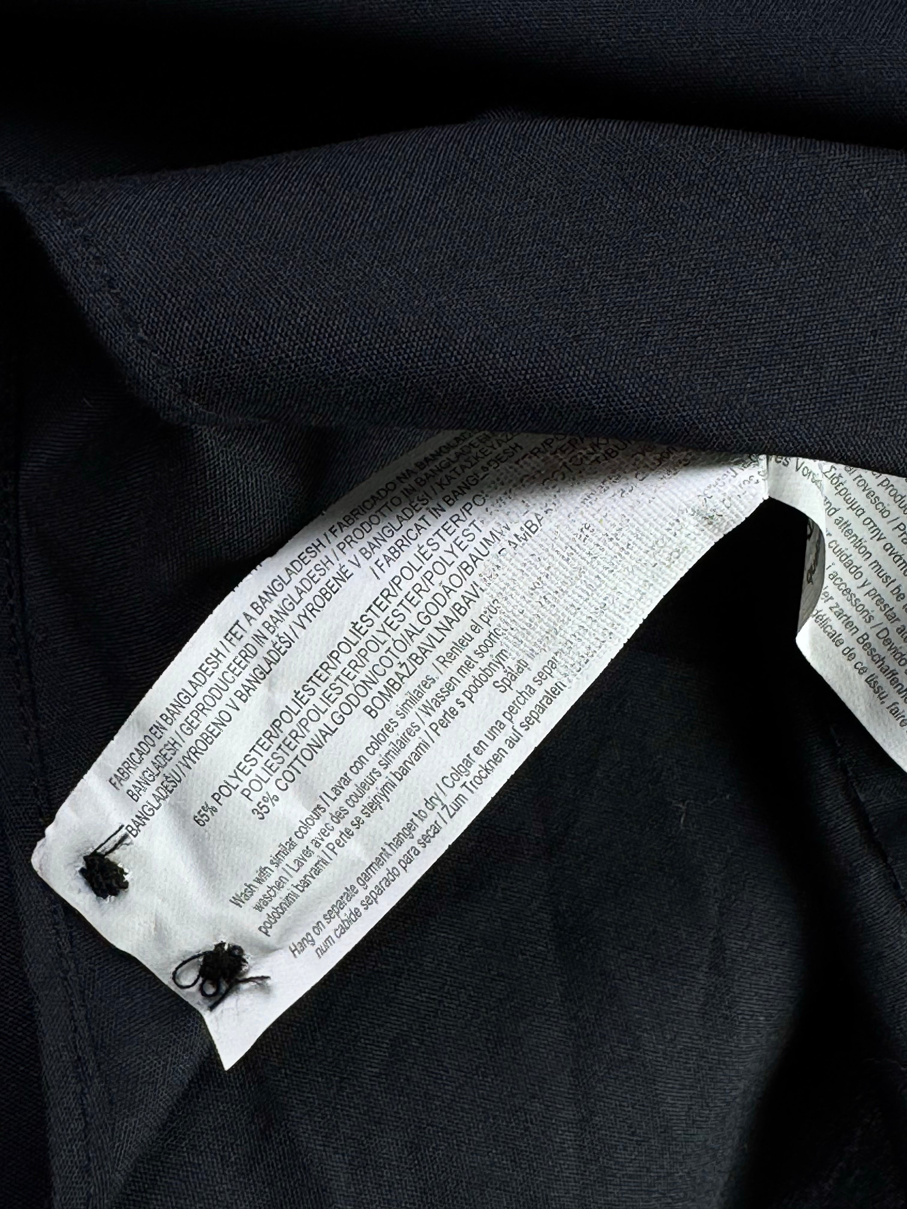 Primark® Medium | Chest: 22" | Black | Collar: 15.5" Regular Fit Shirts | Poly - Cotton | 4861 - Genuine Maal