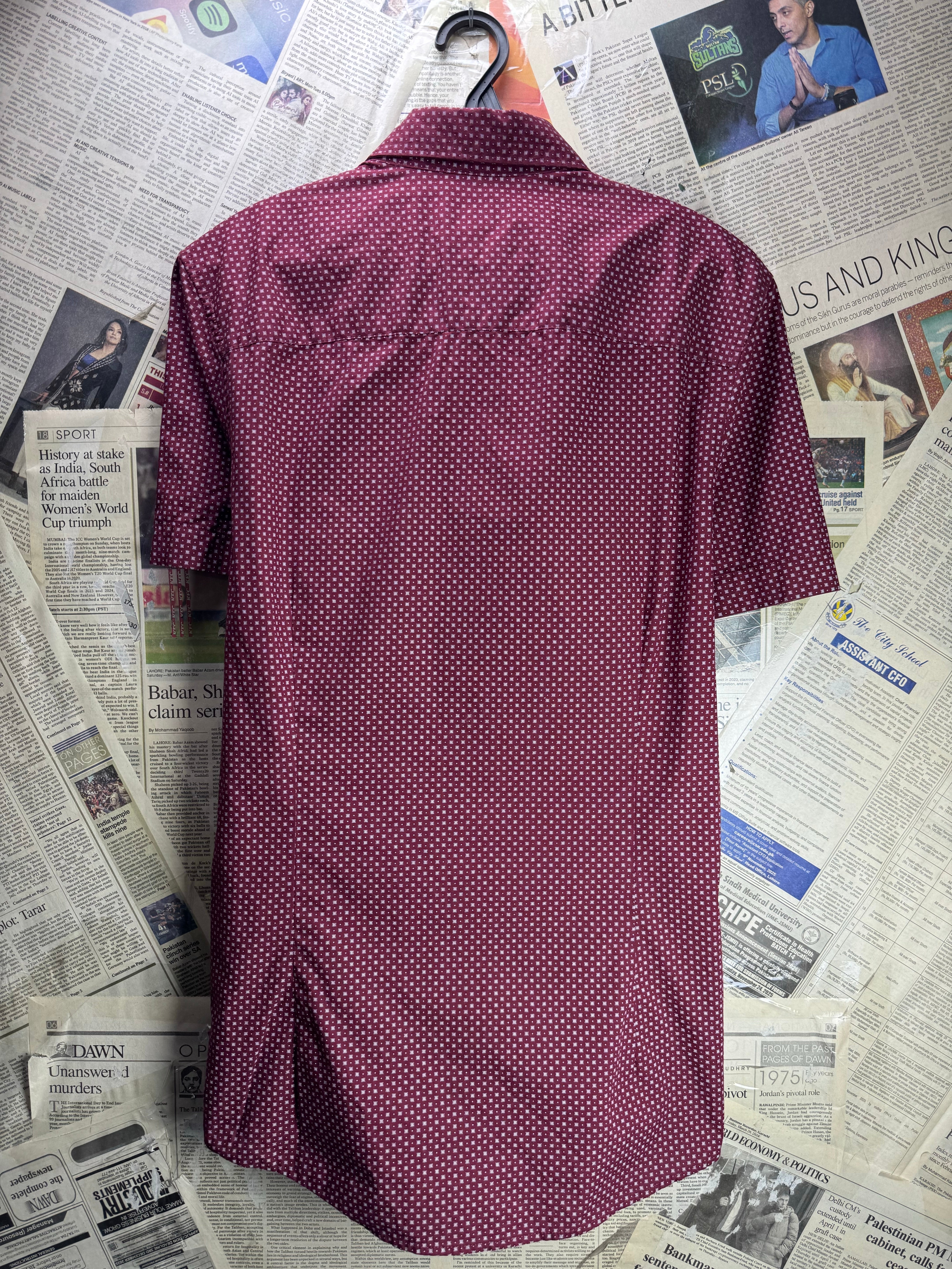 Next® Small | Chest: 20.5" | Red | Shirt | Cotton | 4660 - Genuine Maal