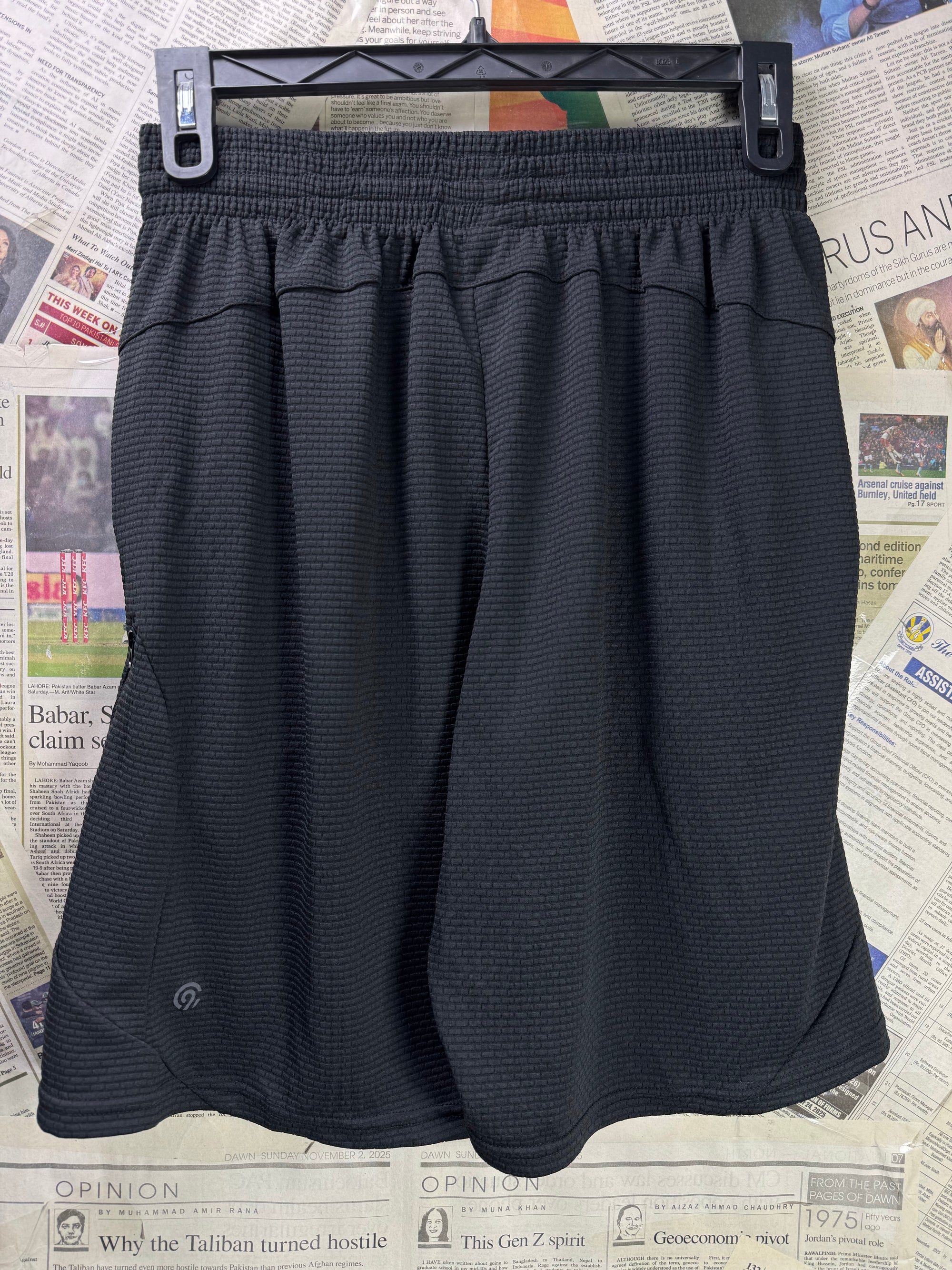 Ch*mpion® Waist: 30" to 32" | Black | Sports Shorts | Poly | 1354 - Genuine Maal