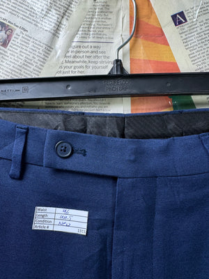 C*lvin Klein® Waist: 46" | Blue | Dress Pants | Poly - Ryon - Spandex | 1315 - Genuine Maal