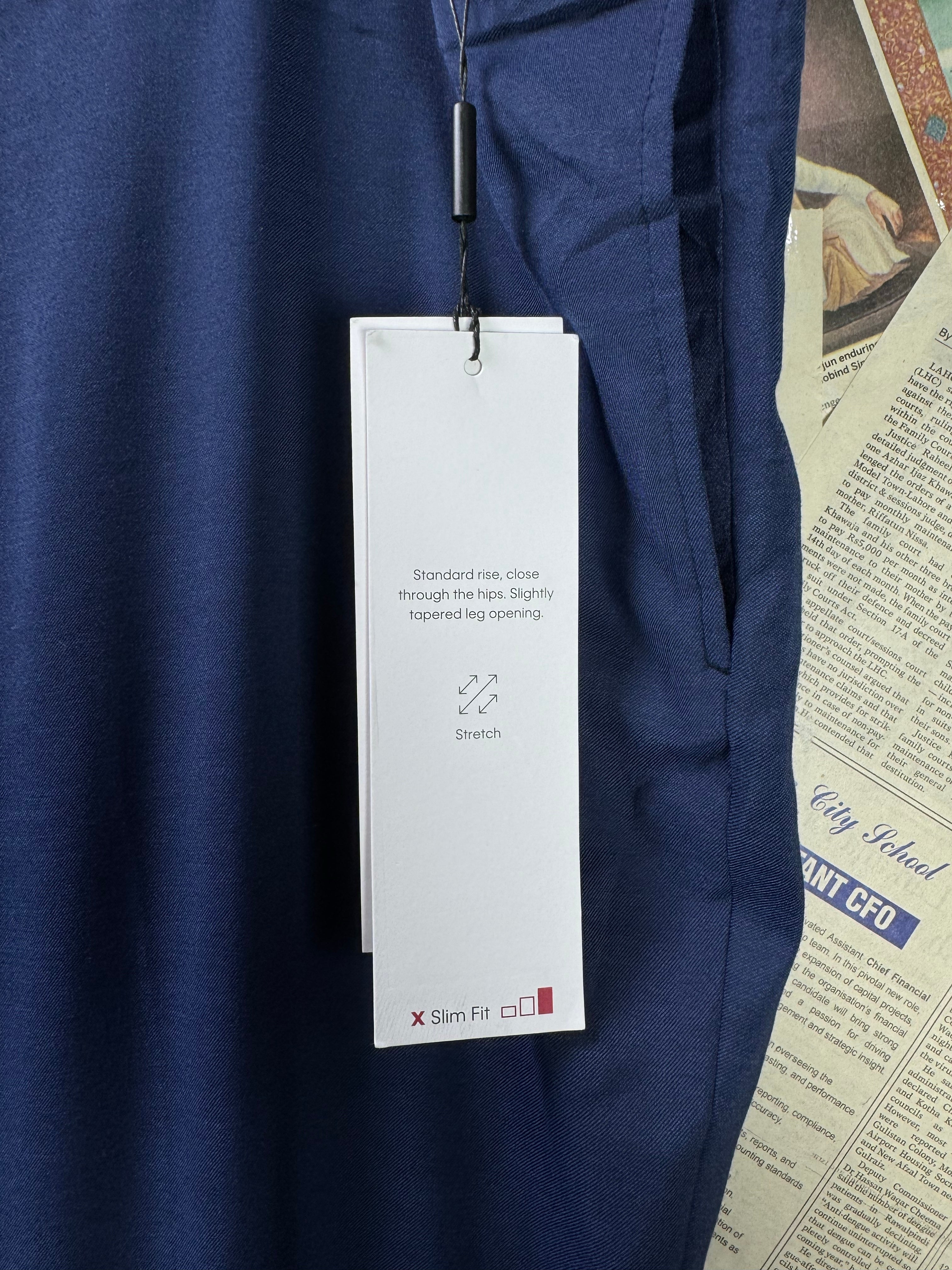C*lvin Klein® Waist: 46" | Blue | Dress Pants | Poly - Ryon - Spandex | 1315 - Genuine Maal