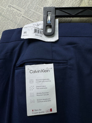 C*lvin Klein® Waist: 46" | Blue | Dress Pants | Poly - Ryon - Spandex | 1315 - Genuine Maal