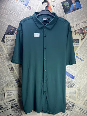 Asos® Large | Chest: 23" | Green | Shirt | Viscose - Elastane | 4854 - Genuine Maal