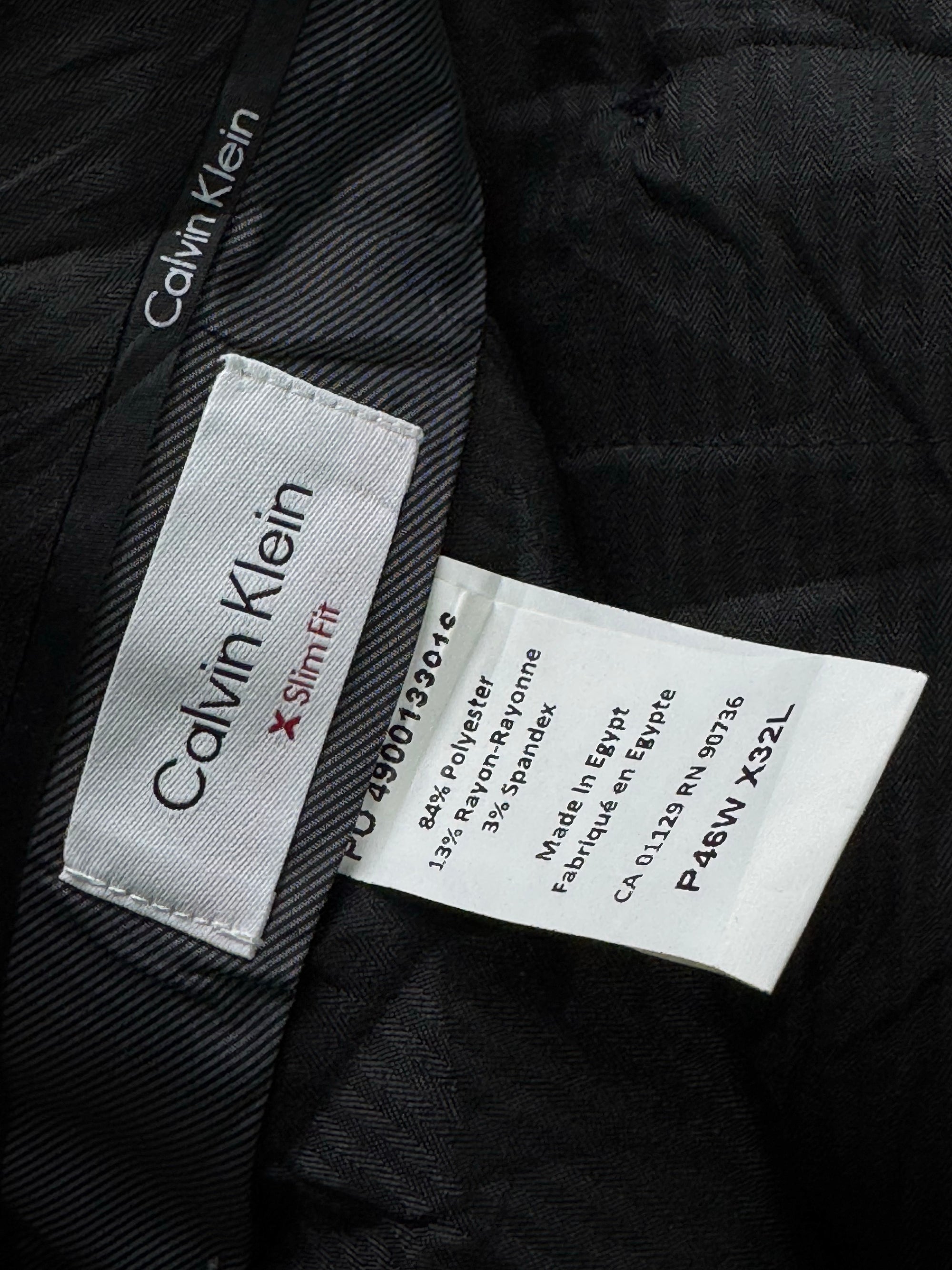 C*lvin Klein® Waist: 46" | Blue | Dress Pants | Poly - Ryon - Spandex | 1315 - Genuine Maal