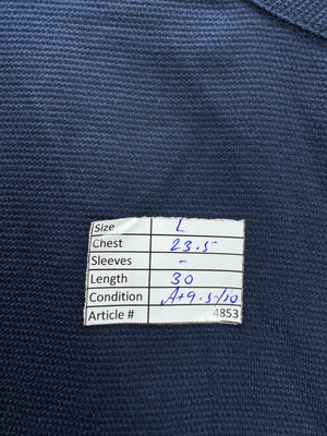 Primark® Large | Chest: 23.5" | Blue | Regular Fit Shirt | Cotton | 4853 - Genuine Maal