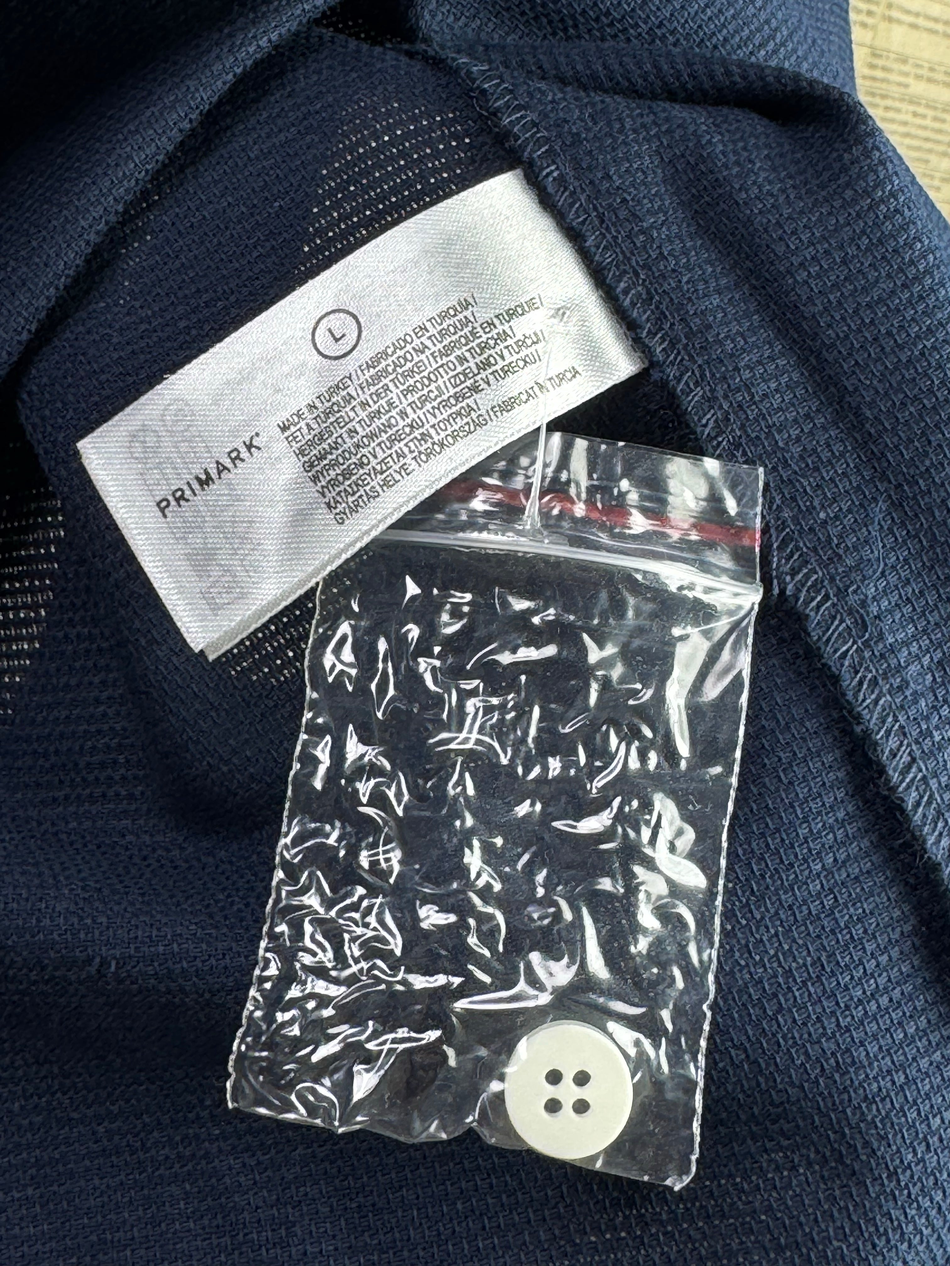 Primark® Large | Chest: 23.5" | Blue | Regular Fit Shirt | Cotton | 4853 - Genuine Maal