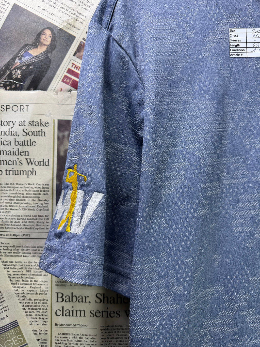 Adid*s® Small | Chest: 20" | Light Blue | Golf Polo | Poly | 3342 - Genuine Maal