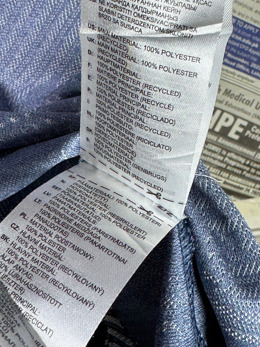 Adid*s® Small | Chest: 20" | Light Blue | Golf Polo | Poly | 3342 - Genuine Maal