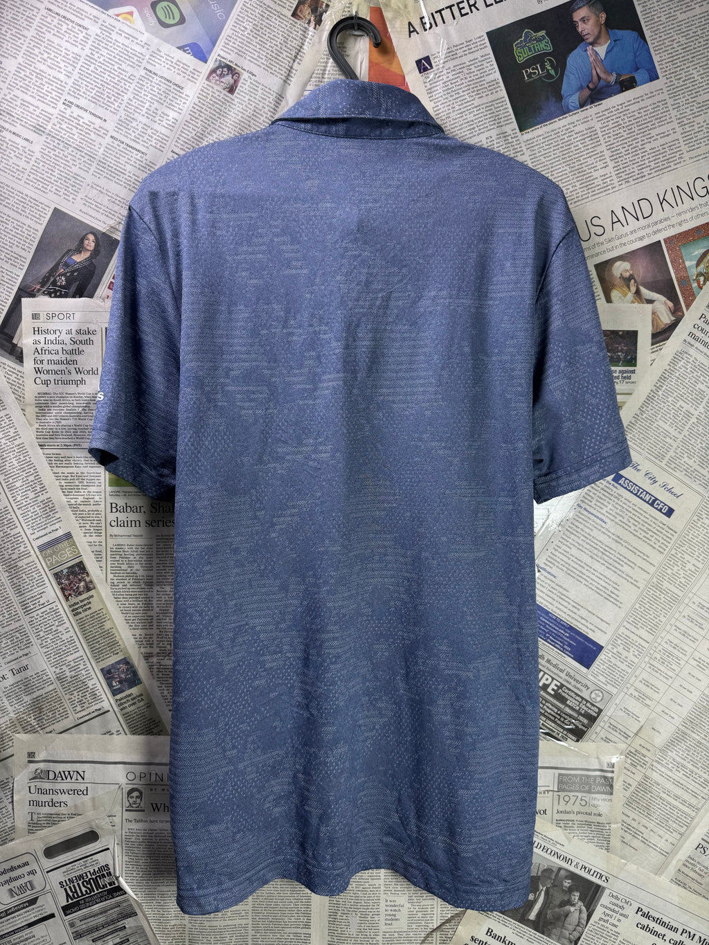 Adid*s® Small | Chest: 20" | Light Blue | Golf Polo | Poly | 3342 - Genuine Maal