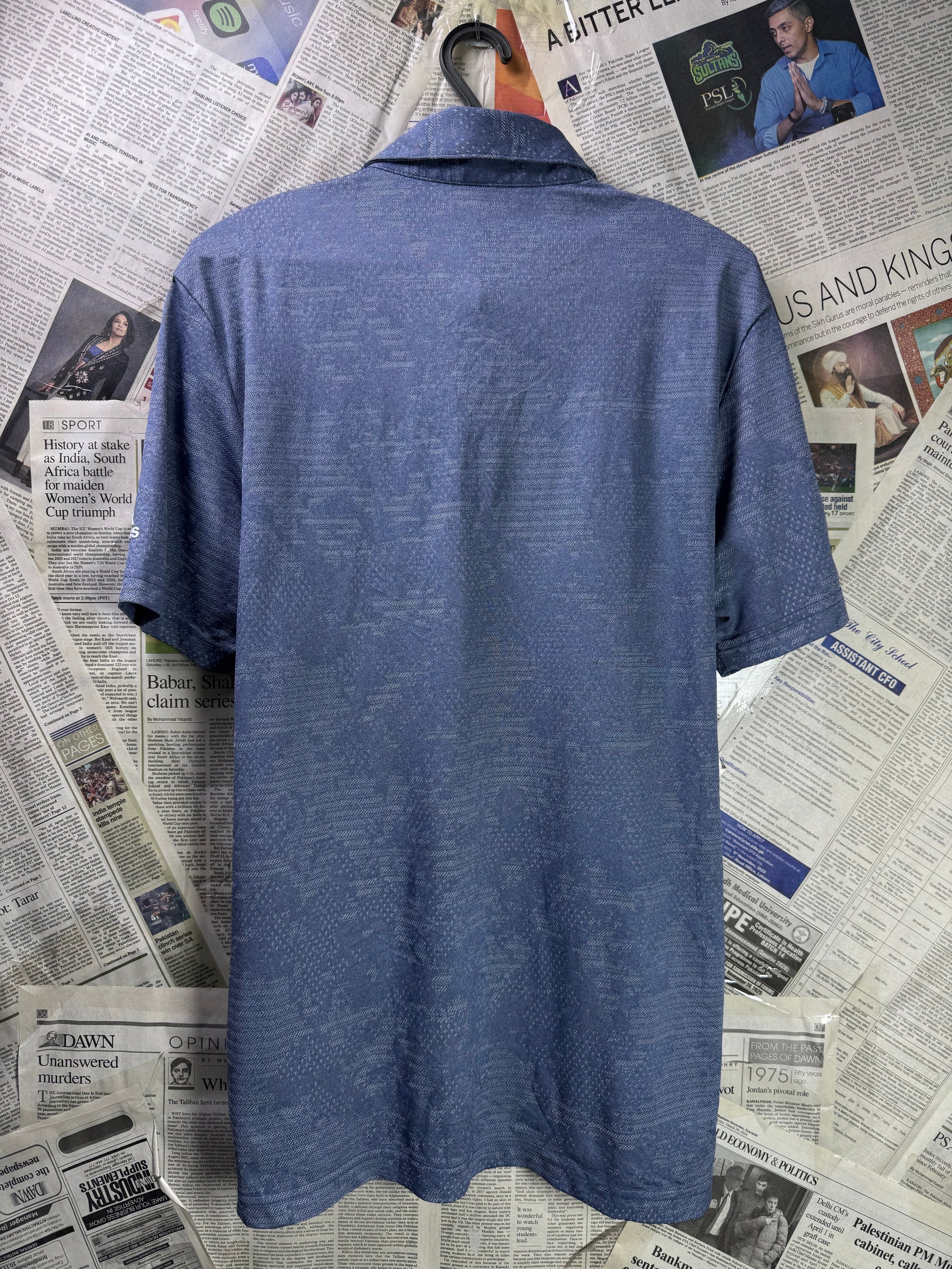 Adid*s® Small | Chest: 20" | Light Blue | Golf Polo | Poly | 3342 - Genuine Maal