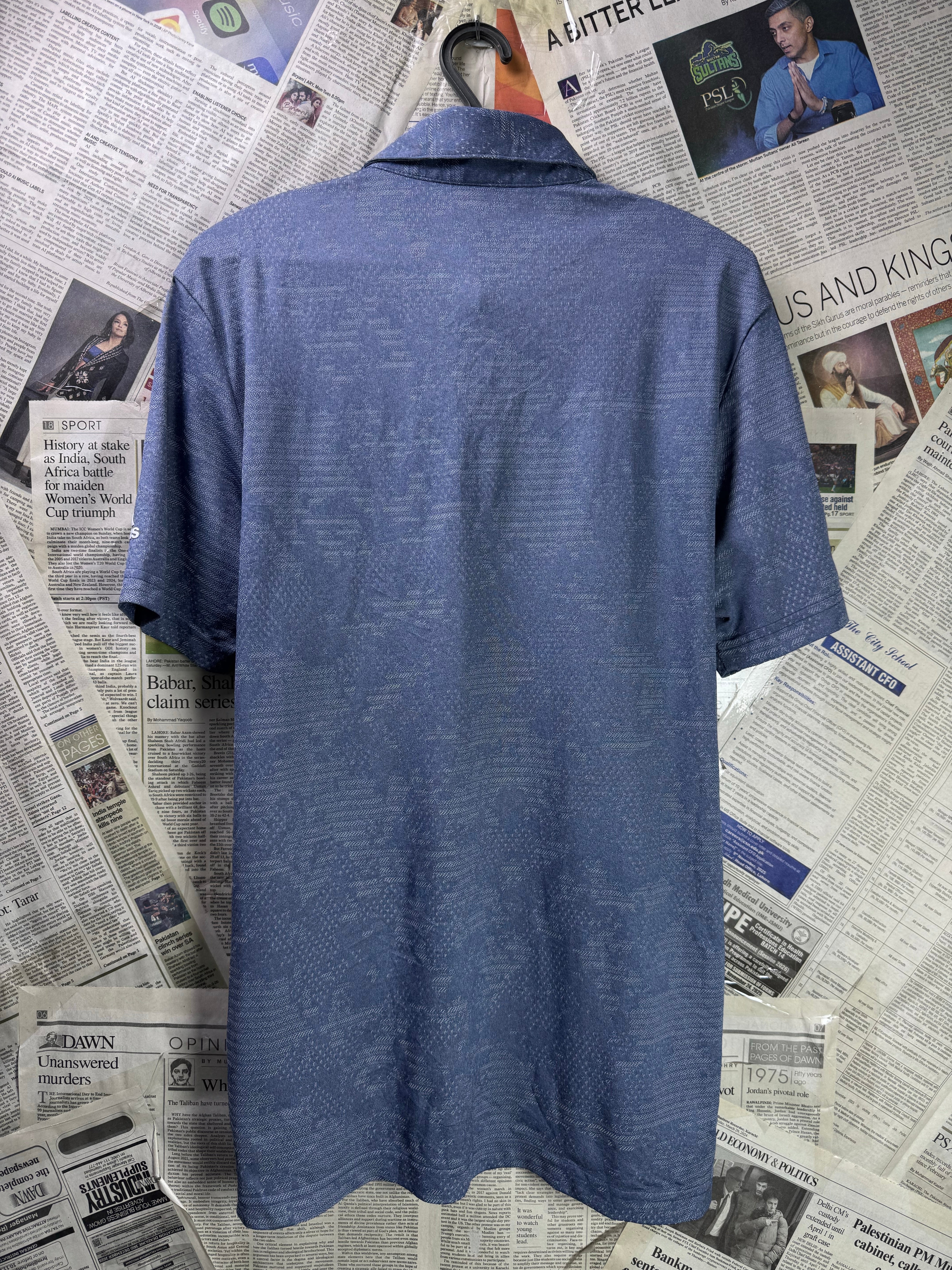 Adid*s® Small | Chest: 20" | Light Blue | Golf Polo | Poly | 3342 - Genuine Maal