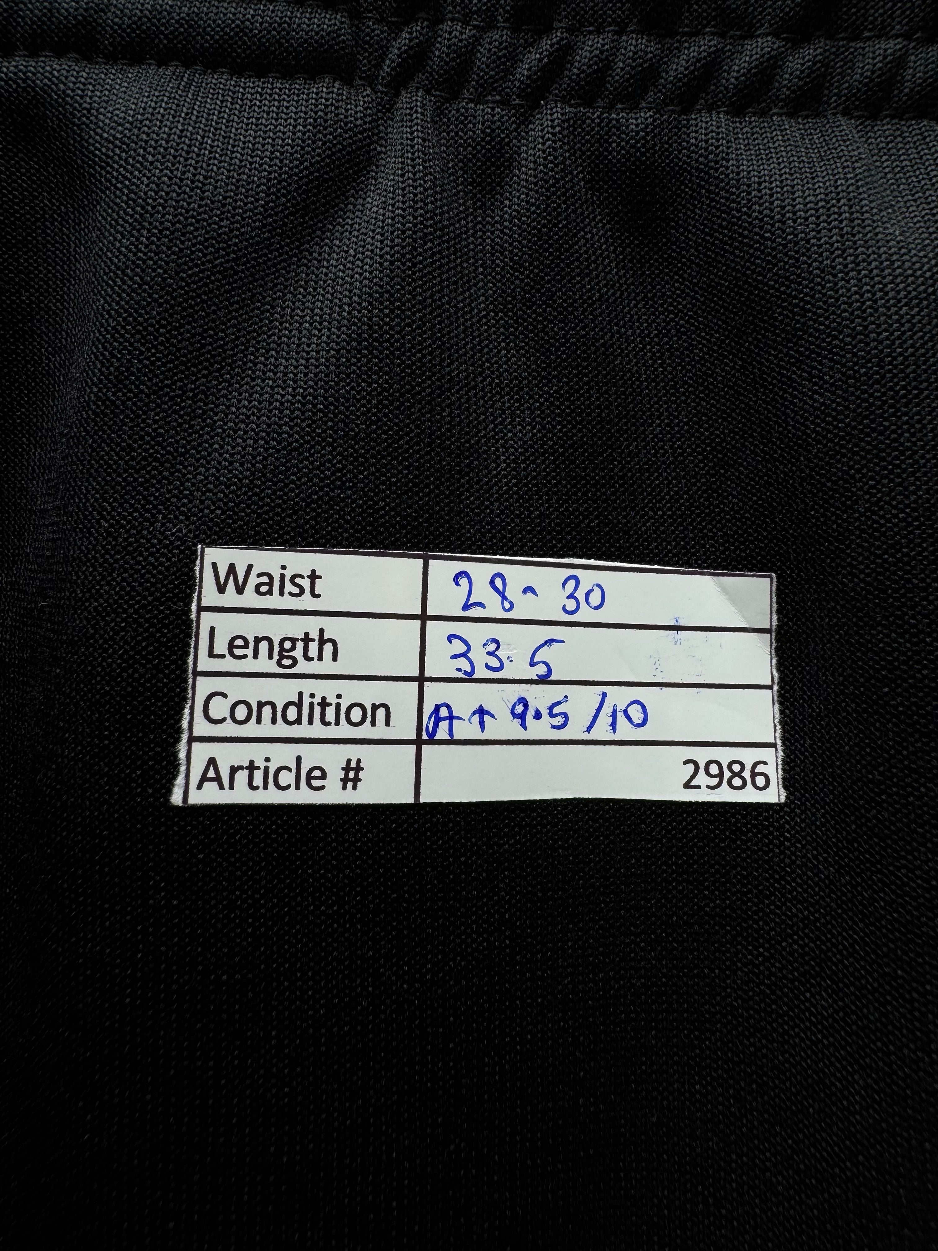 N*ke® Waist: 28" to 30" | Black | Sports Trousers | Polyester | 2986 - Genuine Maal