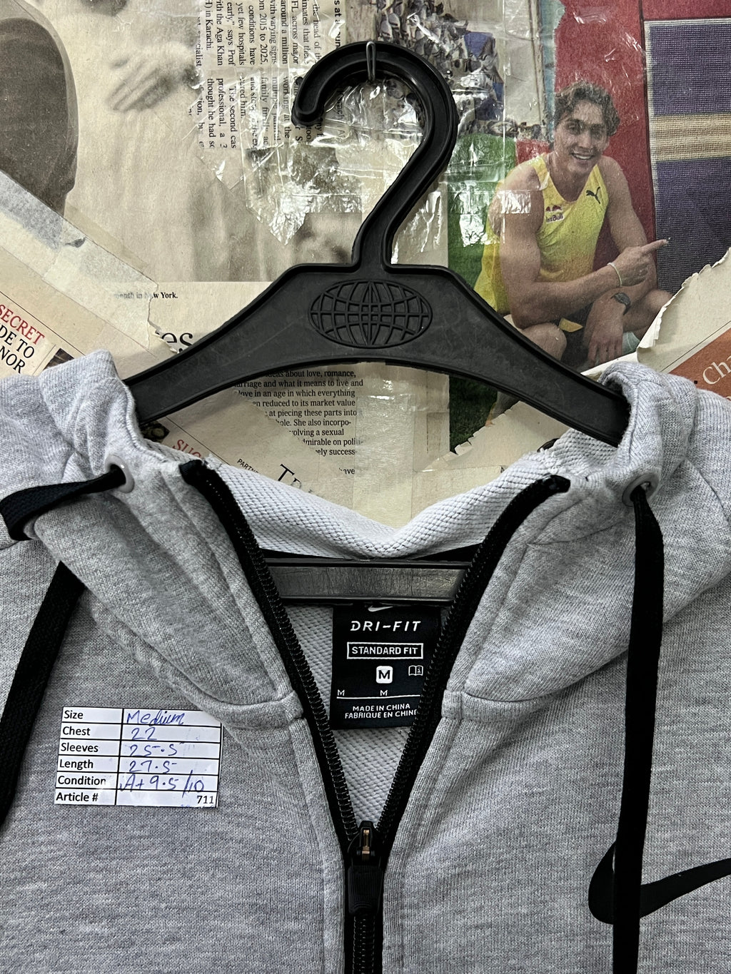 N*ke® Medium | Chest: 22 | Grey | Upper Jacket | 711 - Genuine Maal