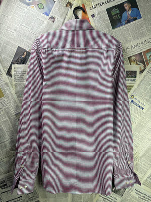 Michael K*rs® Small | Chest: 21" | Check | Shirt | Cotton - Elastane | 3355 - Genuine Maal