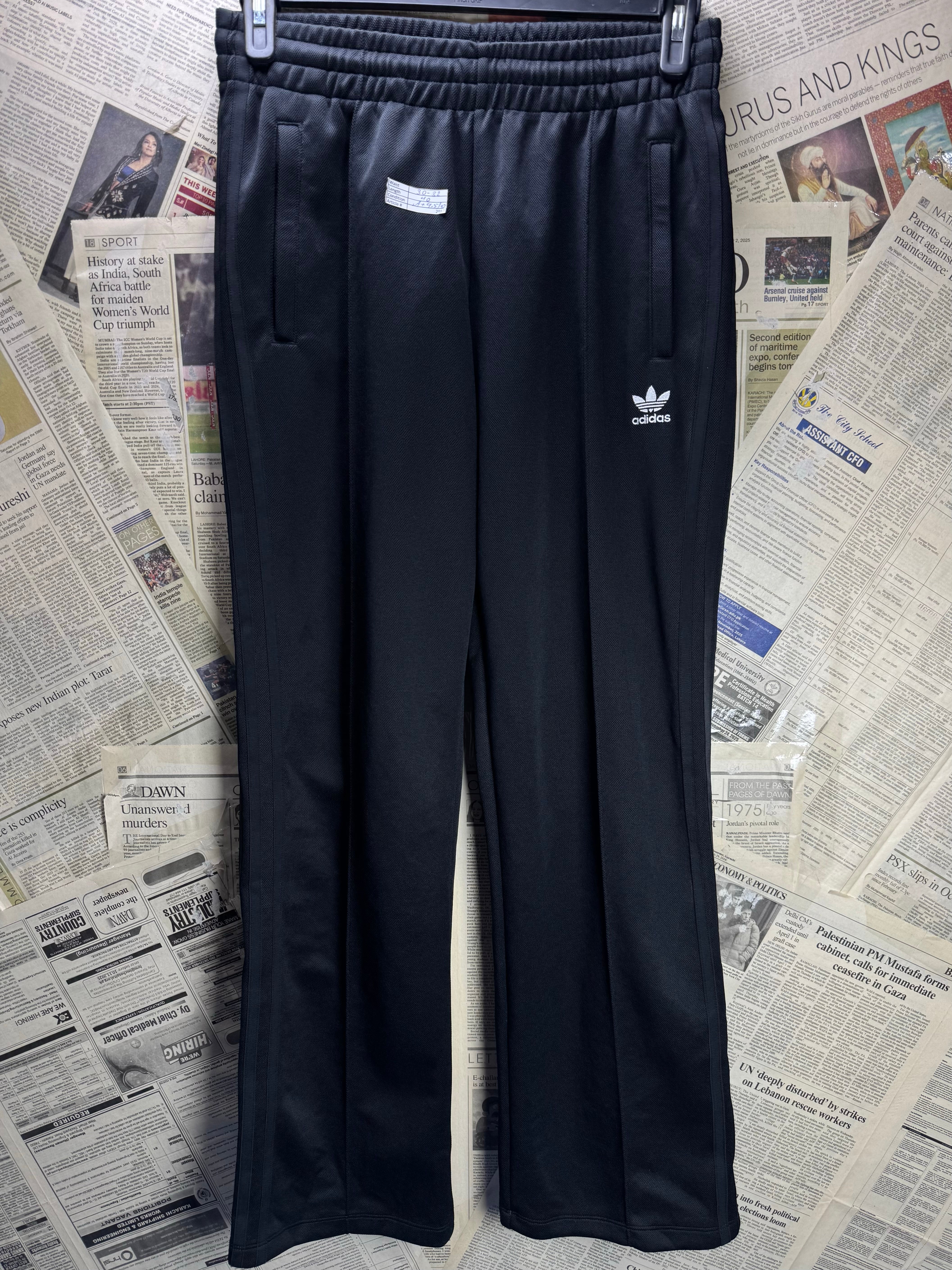 Adi*as® Waist: 30" to 32" | Black | Sports Trousers | Polyester | 2987 - Genuine Maal