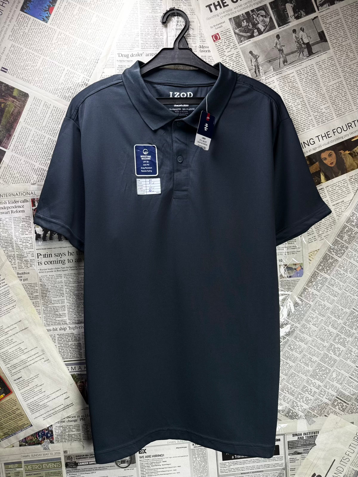 IZOD® Medium | Chest: 21.5" | Golf Polo | Poly | M20 - 6493