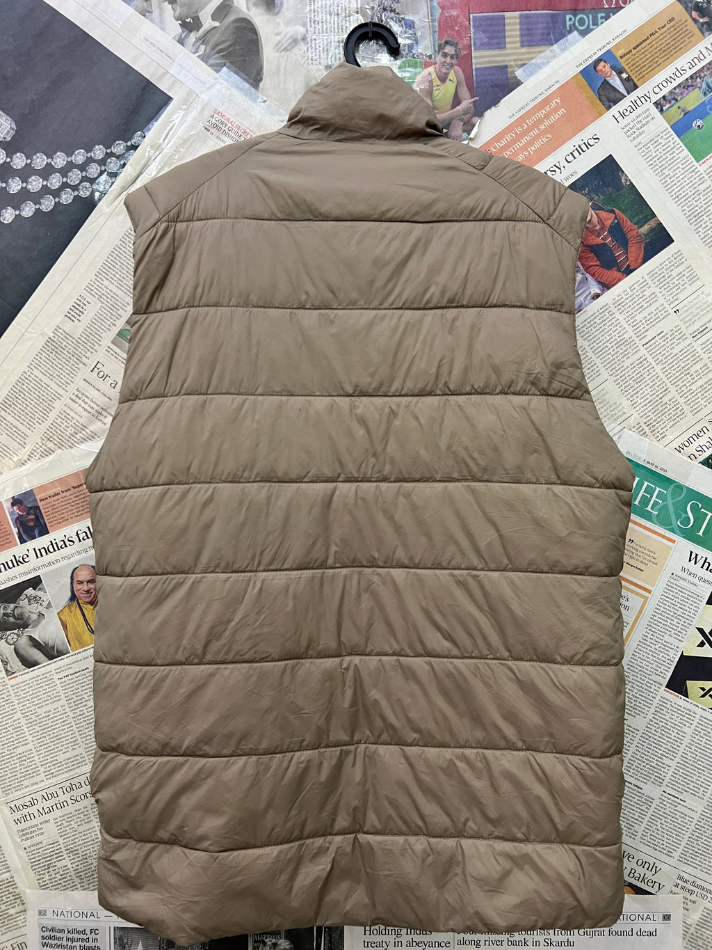 Zara® Small | Chest: 21" | Camel | Sleeveless Jacket | 689 - Genuine Maal