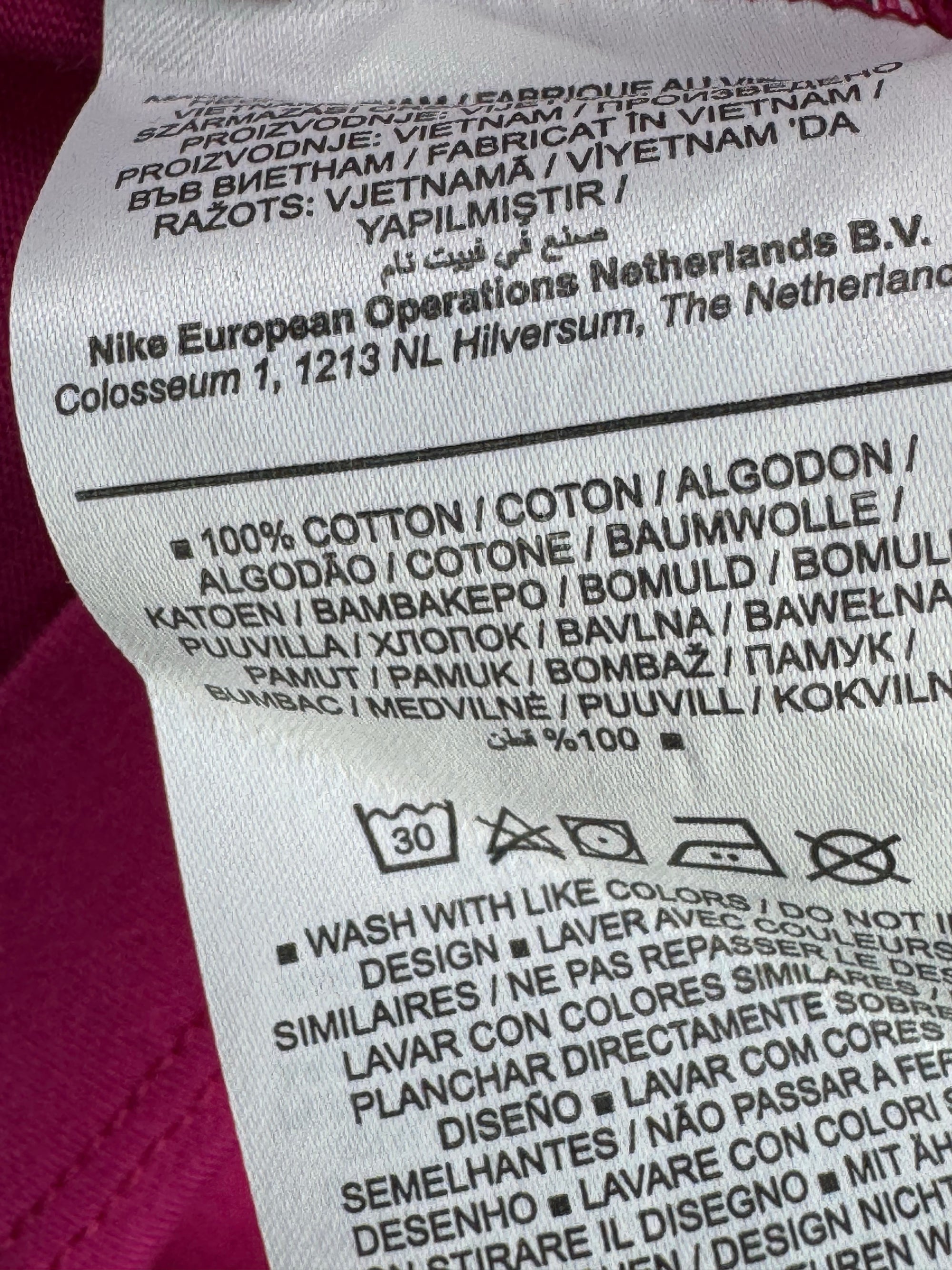 N*ke® XL | Chest: 25" | Red Pink | T-Shirt | Cotton | 3359 - Genuine Maal