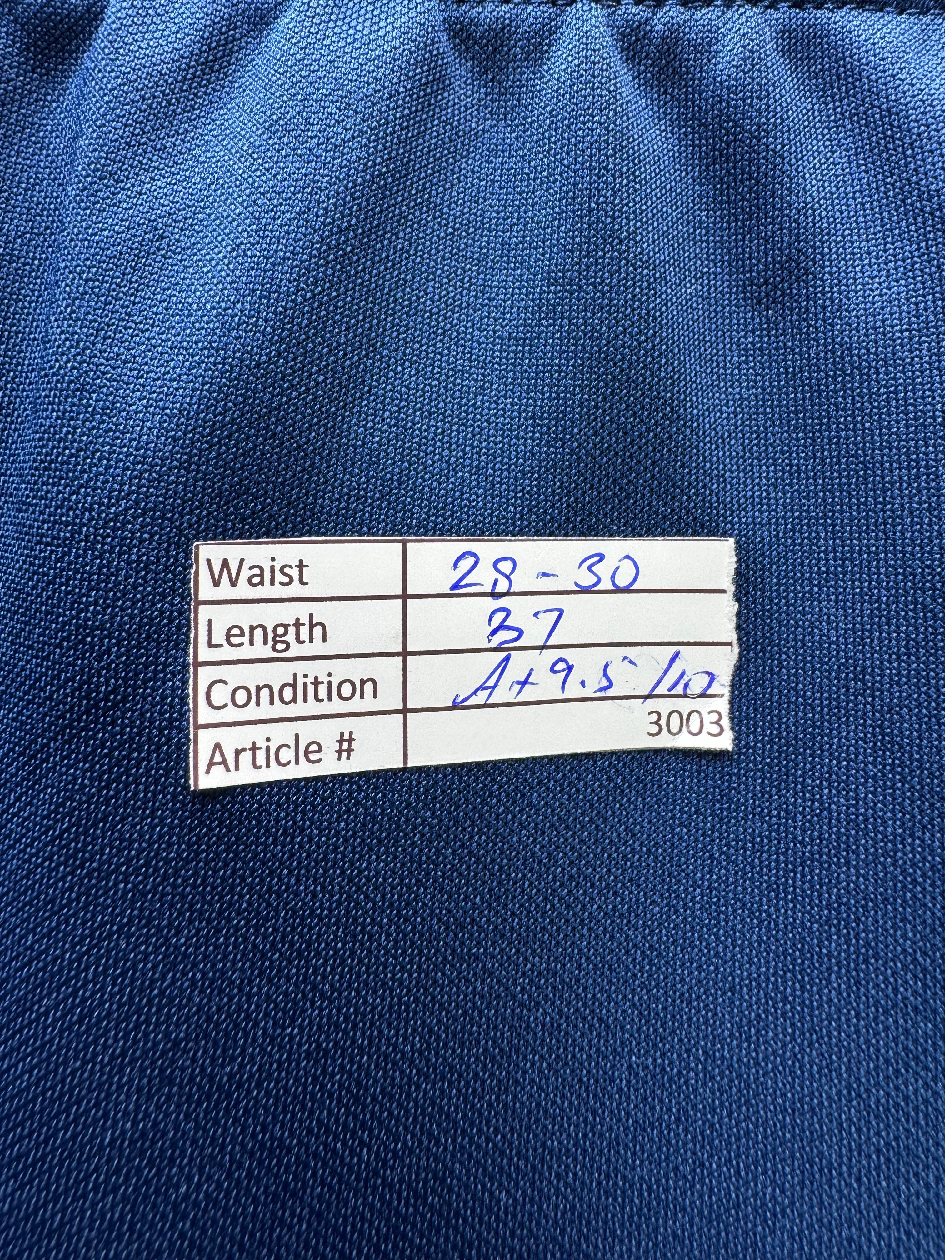 Adi*as® Waist: 28" to 30" | Blue | Sports Trousers | Polyester | 3003 - Genuine Maal