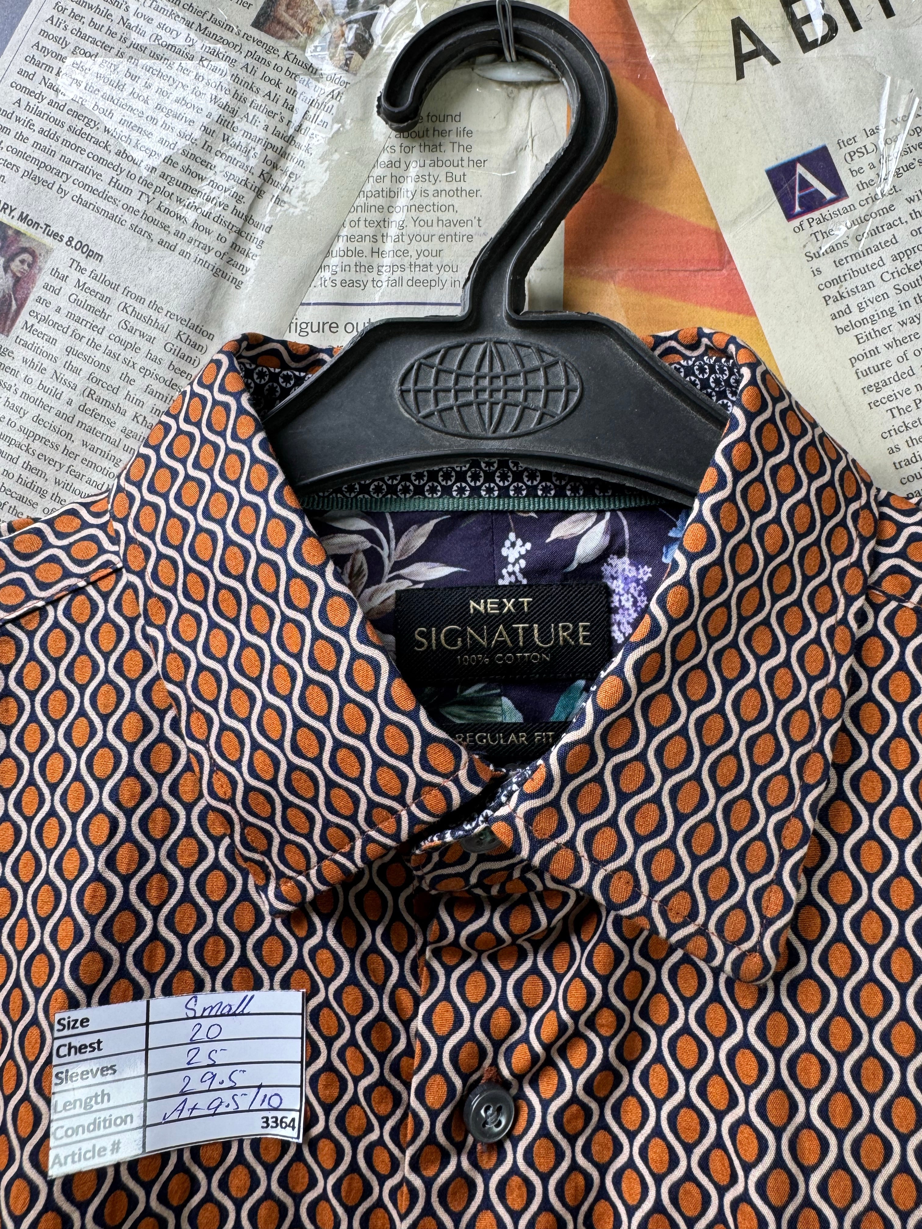 Next® Small | Chest: 20" | Shirt | Cotton | 3364 - Genuine Maal
