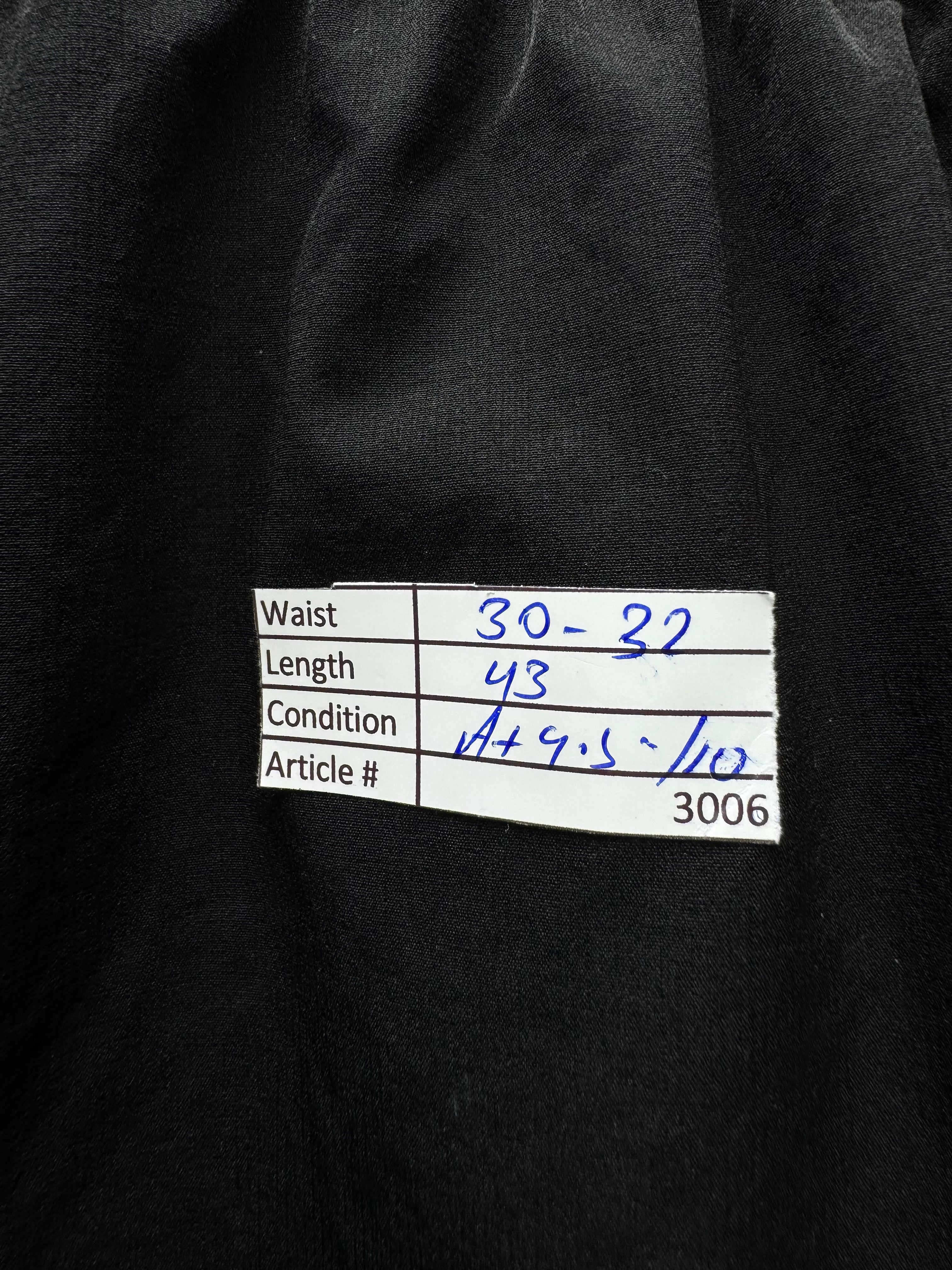 N*ke® Waist: 30" to 32" | Black | Sports Trousers | Polyester | 3006 - Genuine Maal