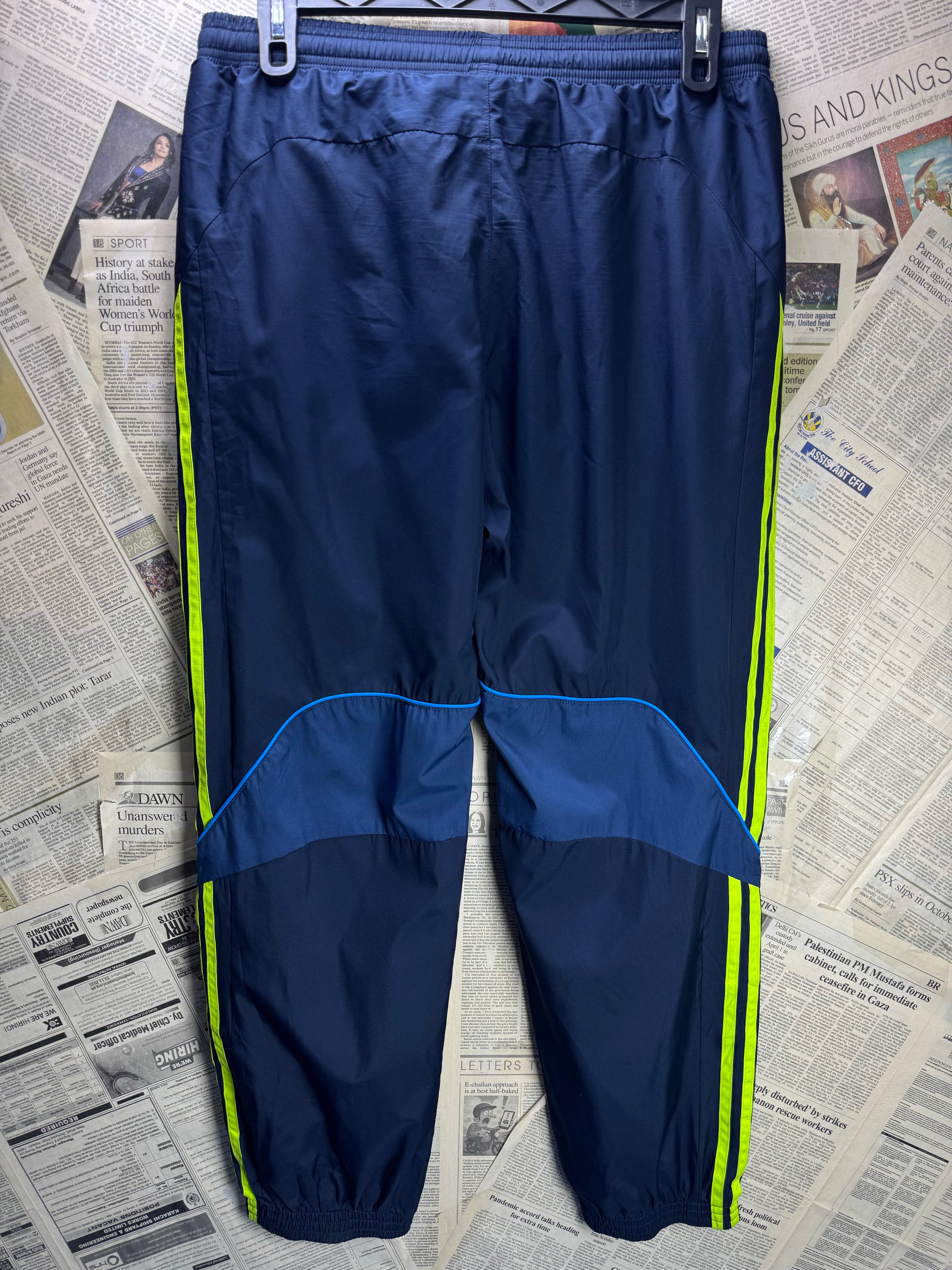 Adi*as® Waist: 32" to 34" | Blue | Sports Inner Mesh Trousers | Polyester | 2982 - Genuine Maal
