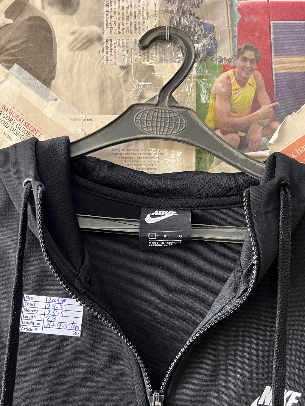 N*ke® Large | Chest: 23.5" | Black | Jacket | 687 - Genuine Maal