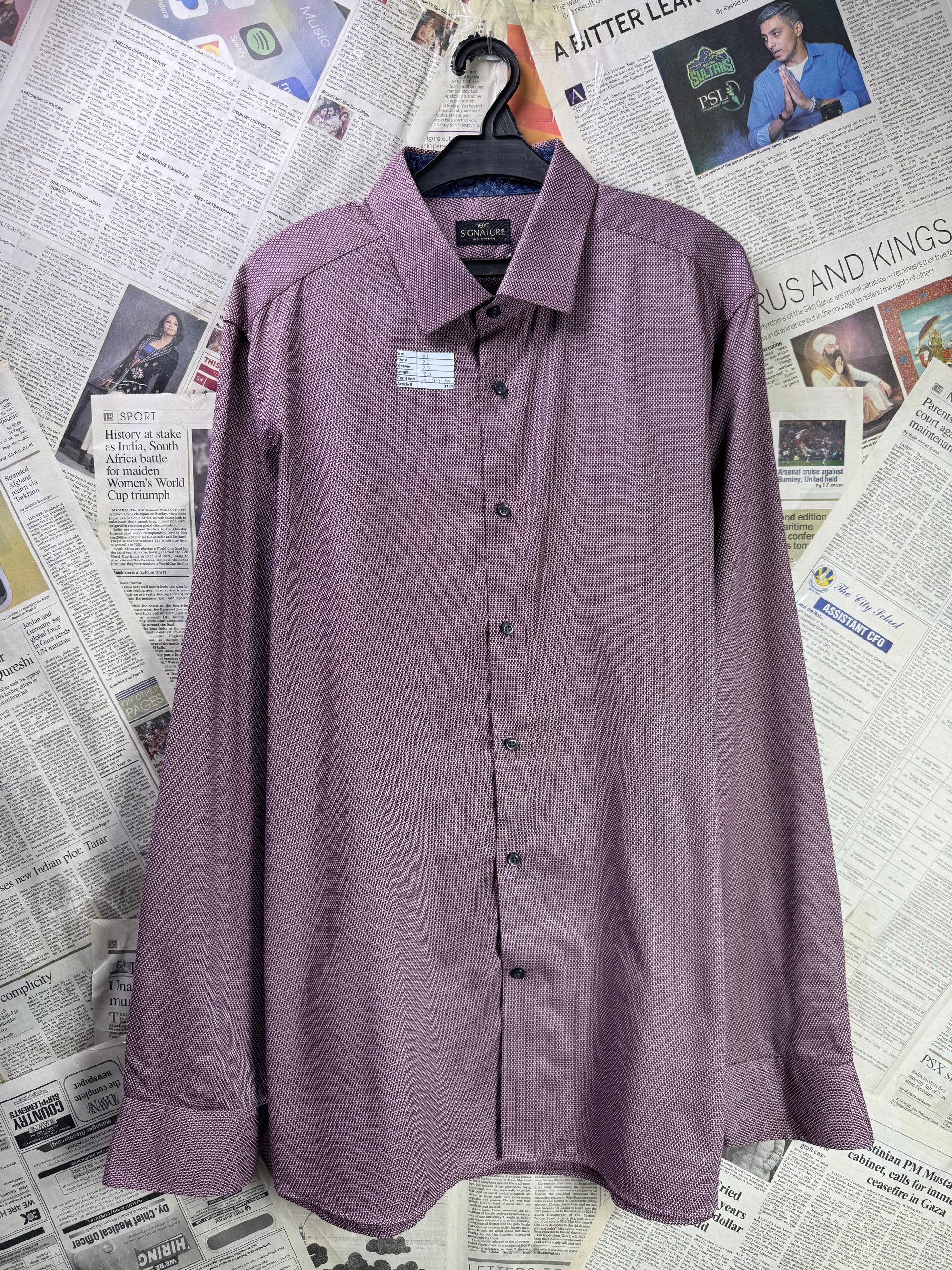 Next® XL | Chest: 25" | Shirt | Cotton | 3354 - Genuine Maal