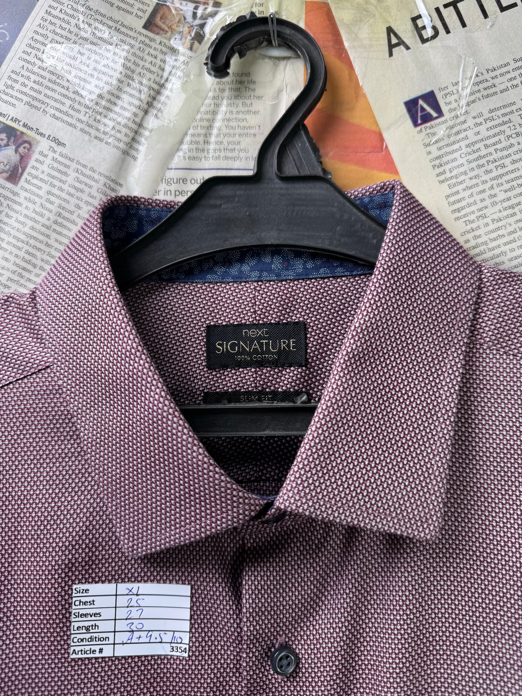 Next® XL | Chest: 25" | Shirt | Cotton | 3354 - Genuine Maal