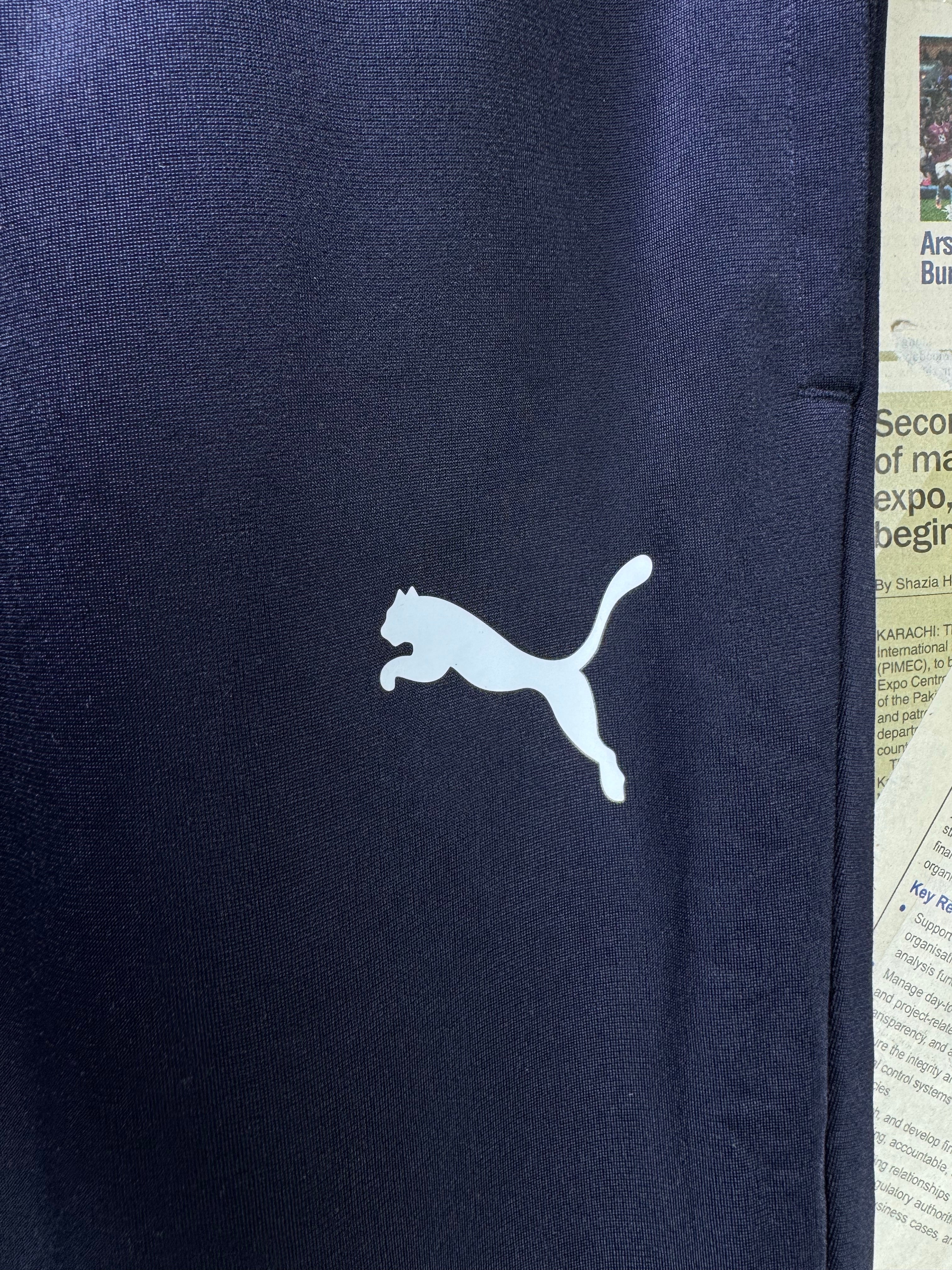 Puma® Waist: 30" to 32" | Blue | Sports Trousers | Polyester | 2989 - Genuine Maal