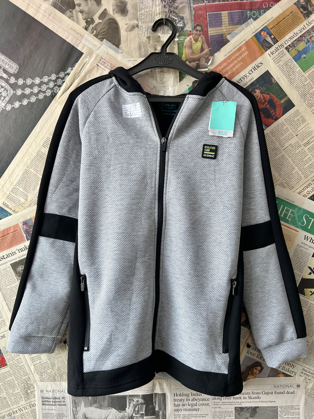 Primark® Small | Chest: 20.5" | Grey | Hoodie Jacket | 709 - Genuine Maal