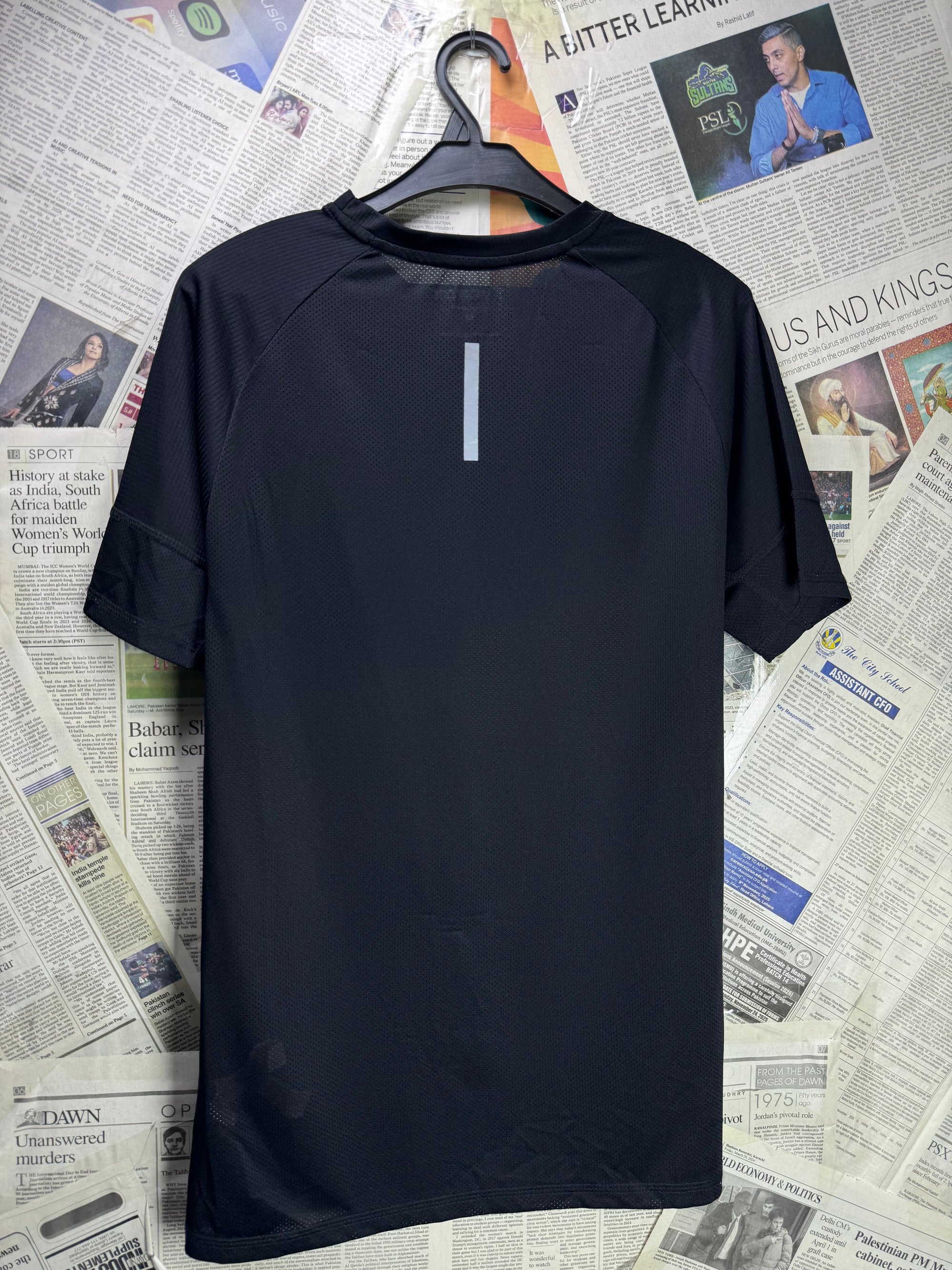 Primark® Small | Chest: 19.5" | Black | Sports T-Shirt | Poly | 3536 - Genuine Maal