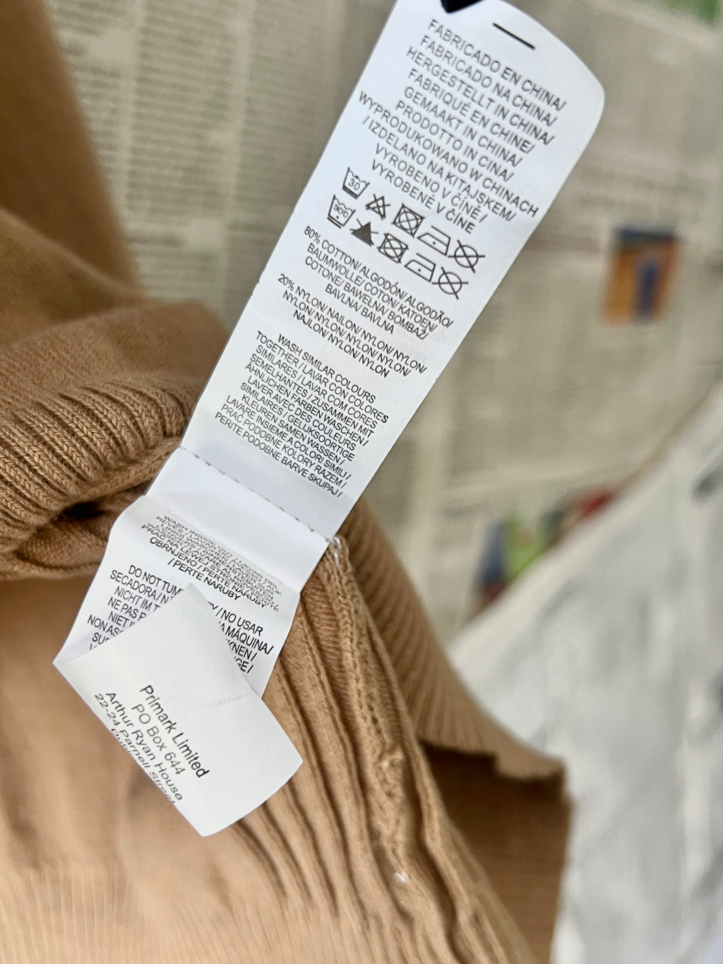 Primark® Medium | Chest: 22.5 | High Neck Sweater | 701 - Genuine Maal