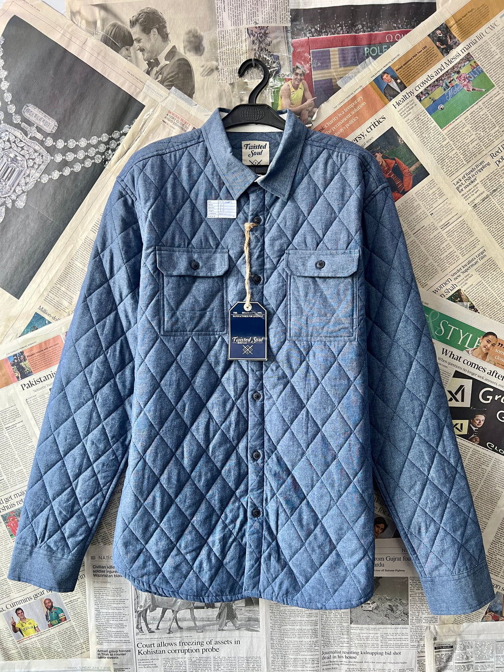 Twisted Soul® Medium | Chest: 22 | Quilted Shacket | 702 - Genuine Maal