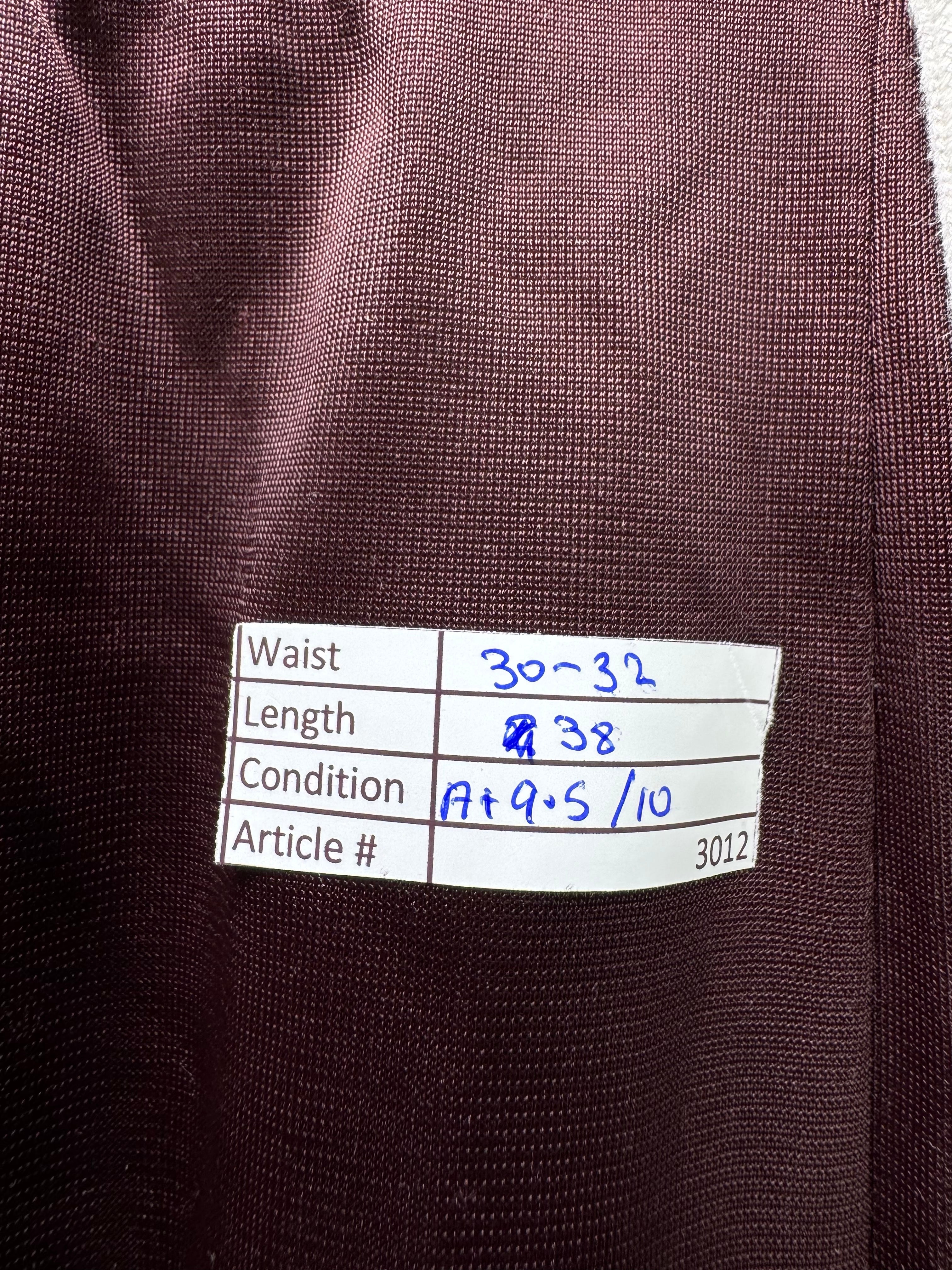 Illusive® Waist: 30" to 32" | Red | Sports Trousers | Polyester | 3012 - Genuine Maal