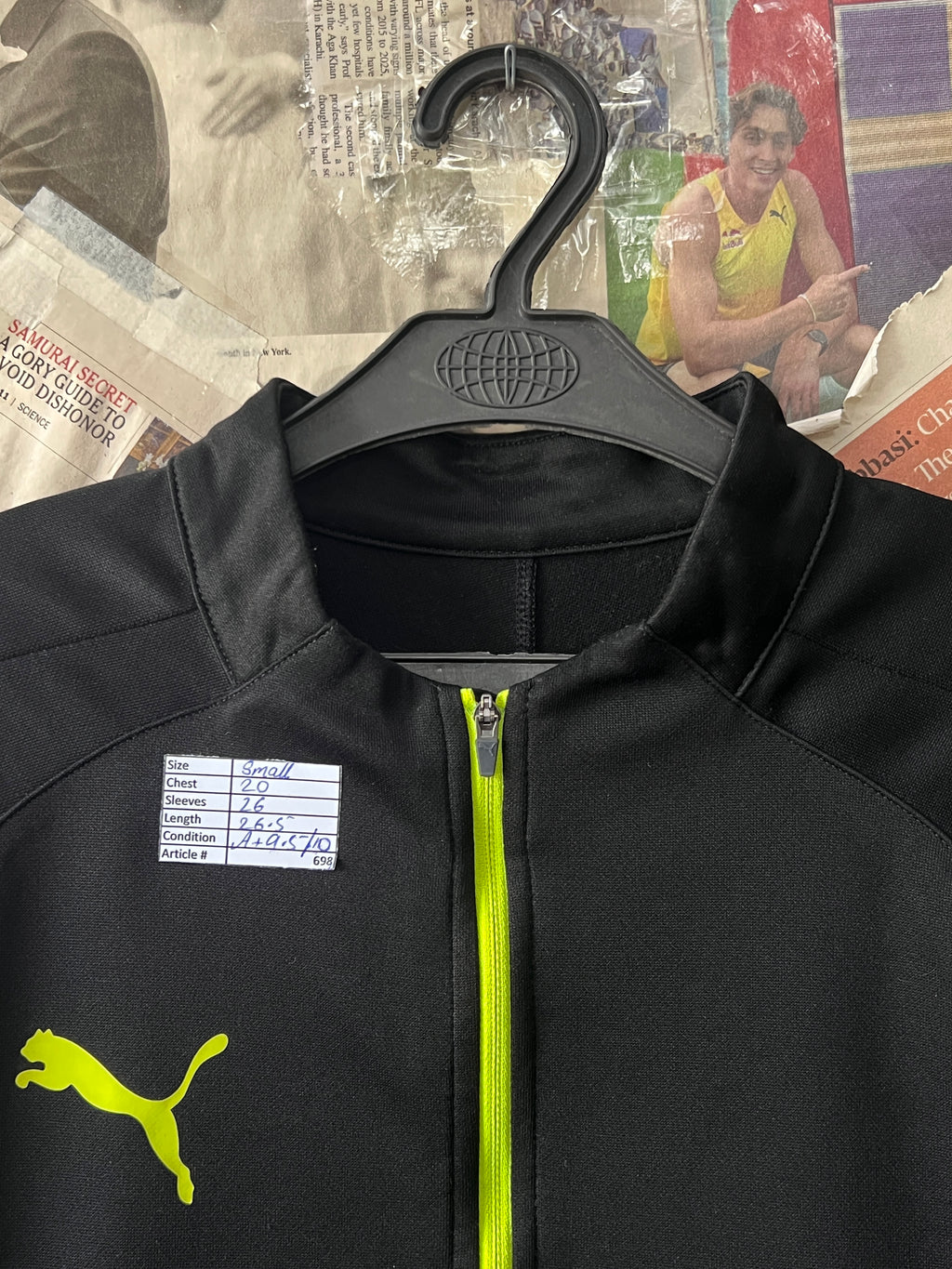 P*ma® Small | Chest: 20" | Black | Jacket | 698 - Genuine Maal