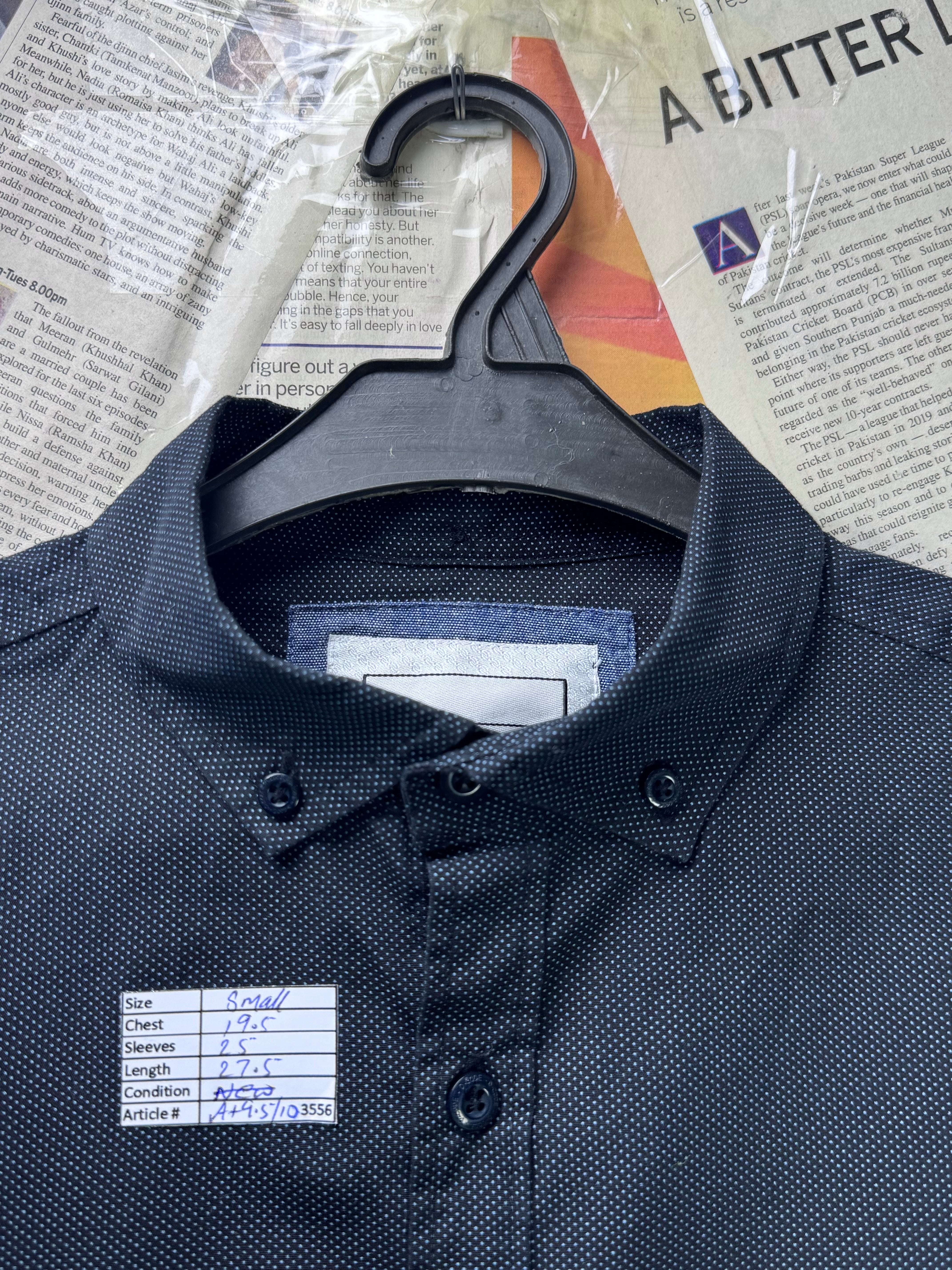 D - Code® Small | Chest: 19.5" | Shirt | Poly - Cotton | 3556 - Genuine Maal