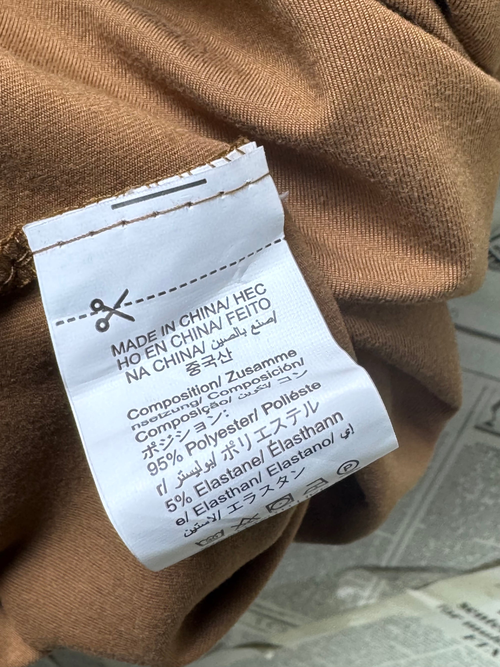 Manfinity® Medium | Chest: 22" | Brown | Gym T-Shirt | Poly - Elastane | 3552 - Genuine Maal