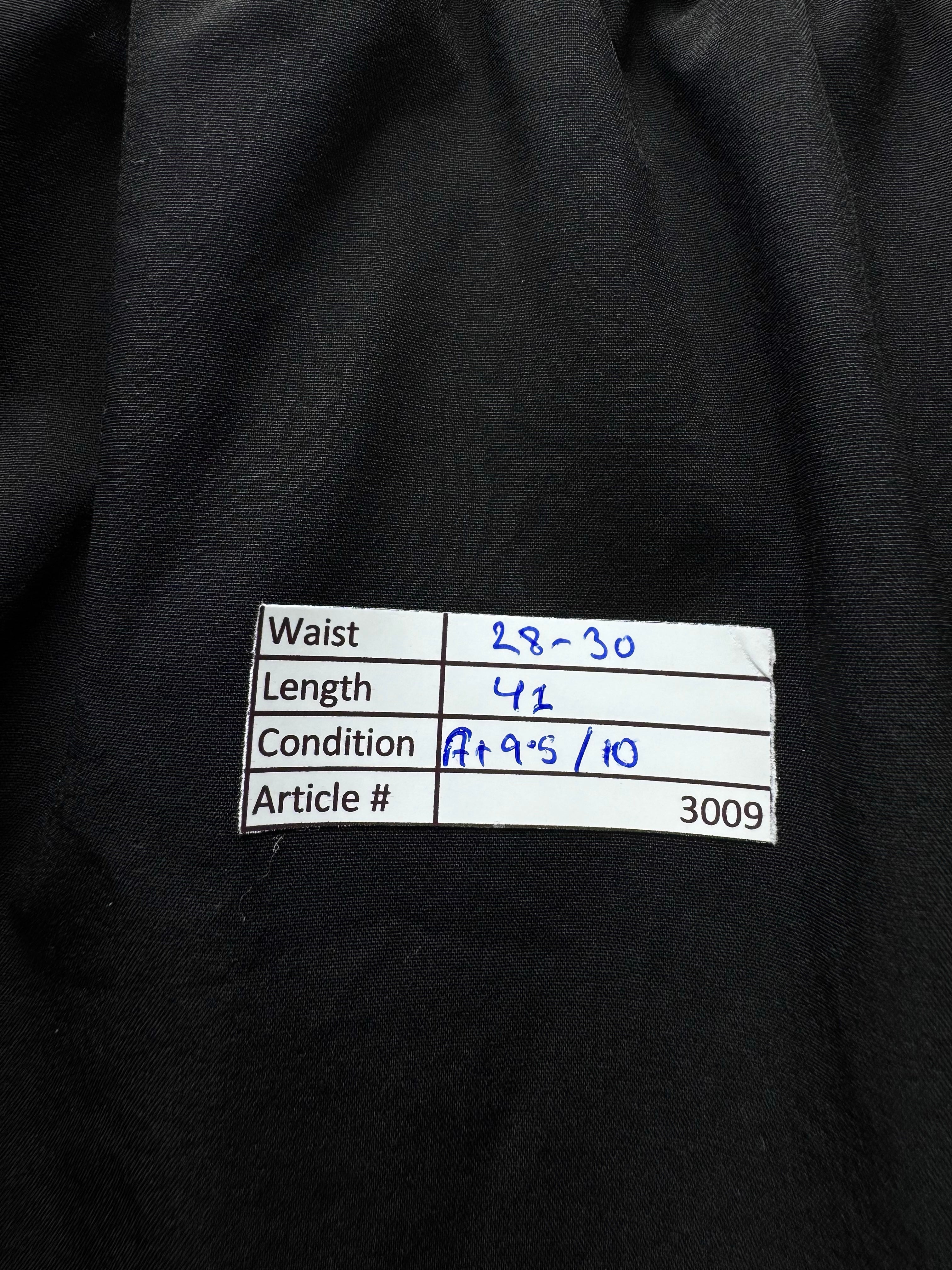 KWD® Waist: 28" to 30" | Black | Gym Trousers | Poly - Elastane | 3009 - Genuine Maal