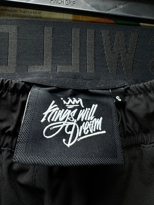 KWD® Waist: 28" to 30" | Black | Gym Trousers | Poly - Elastane | 3009 - Genuine Maal