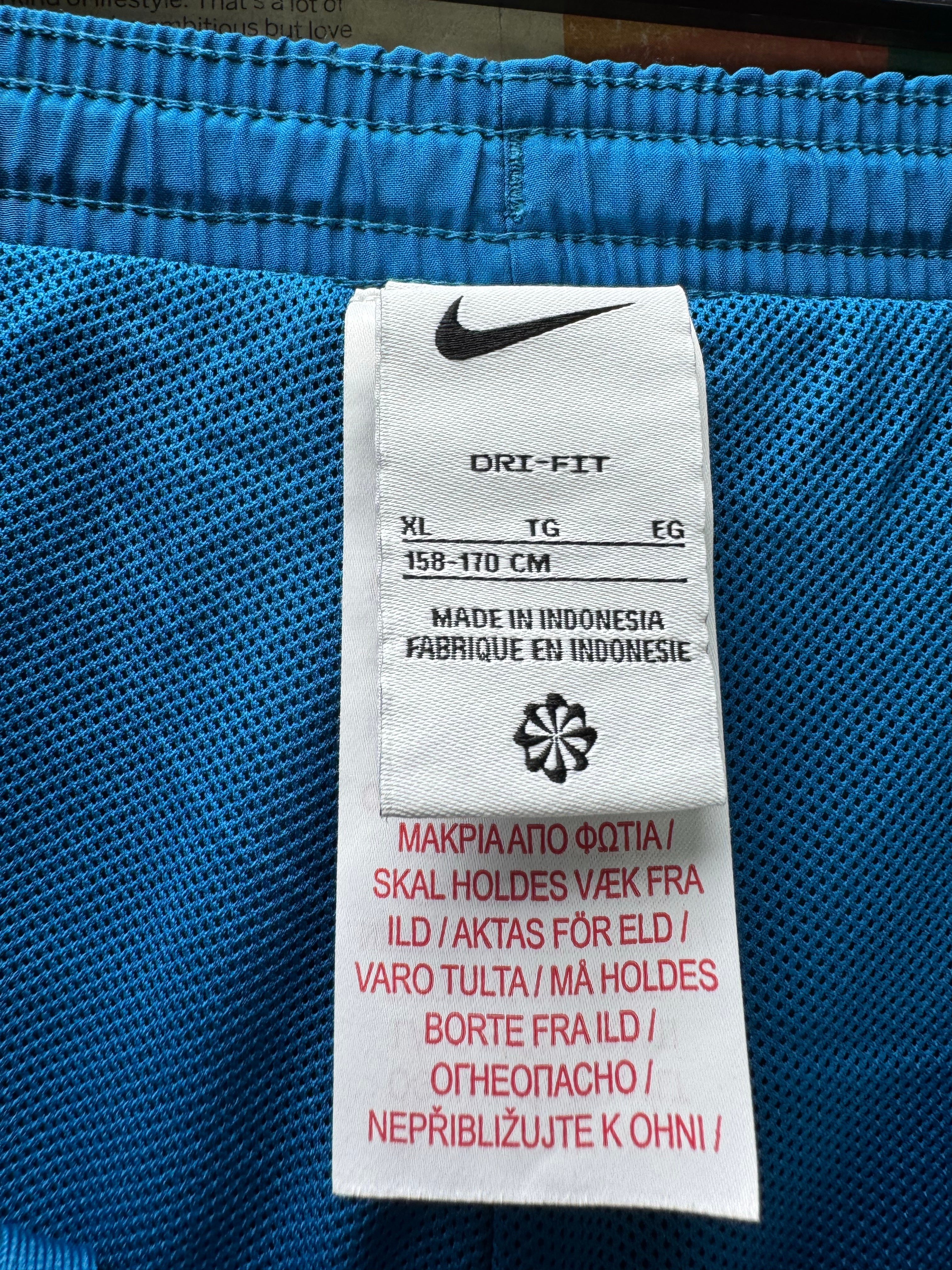 N*ke® Waist: 28" to 30" | Blue | Sports Trousers | Polyester | 3020 - Genuine Maal